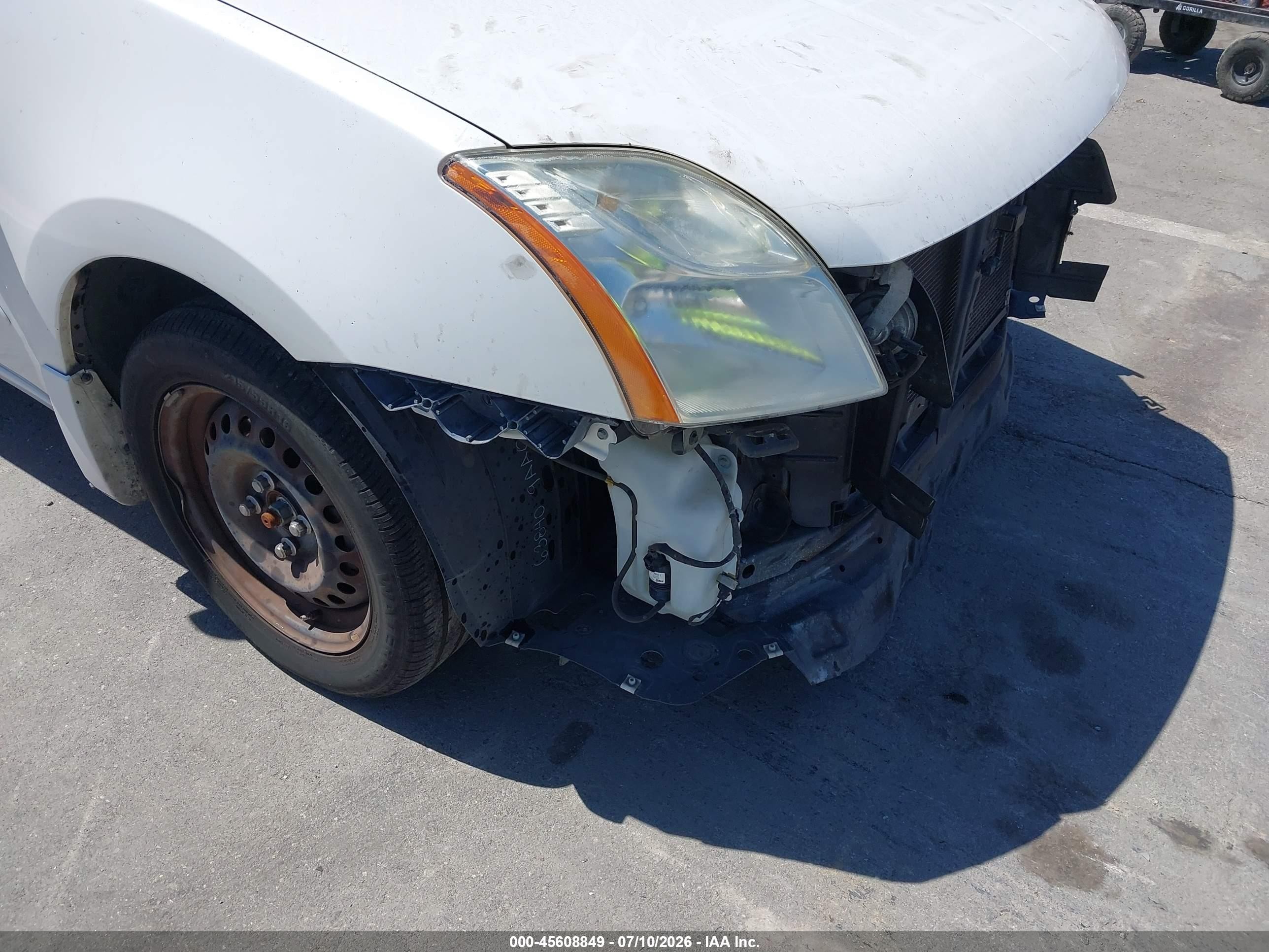 2011 Nissan Sentra 2.0s Белый vin: 3N1AB6APXBL606525