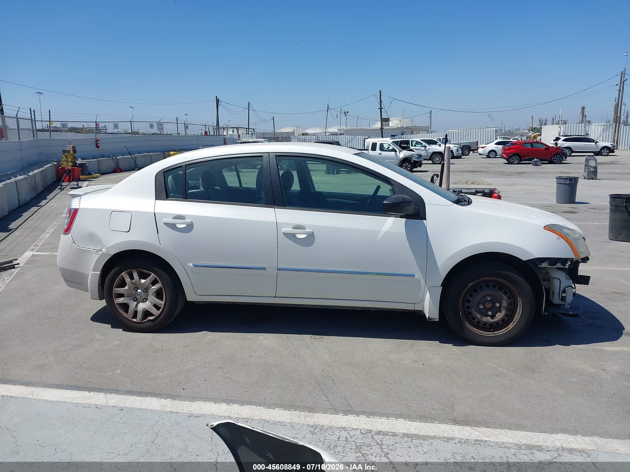 2011 Nissan Sentra 2.0s Белый vin: 3N1AB6APXBL606525