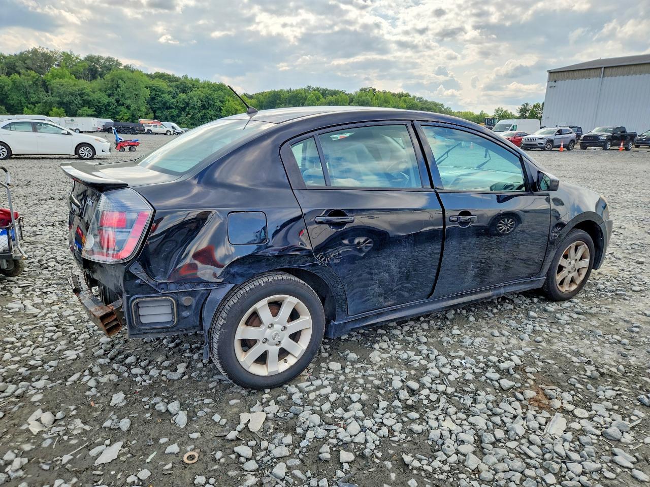 2011 Nissan Sentra Black vin: 3N1AB6APXBL618982