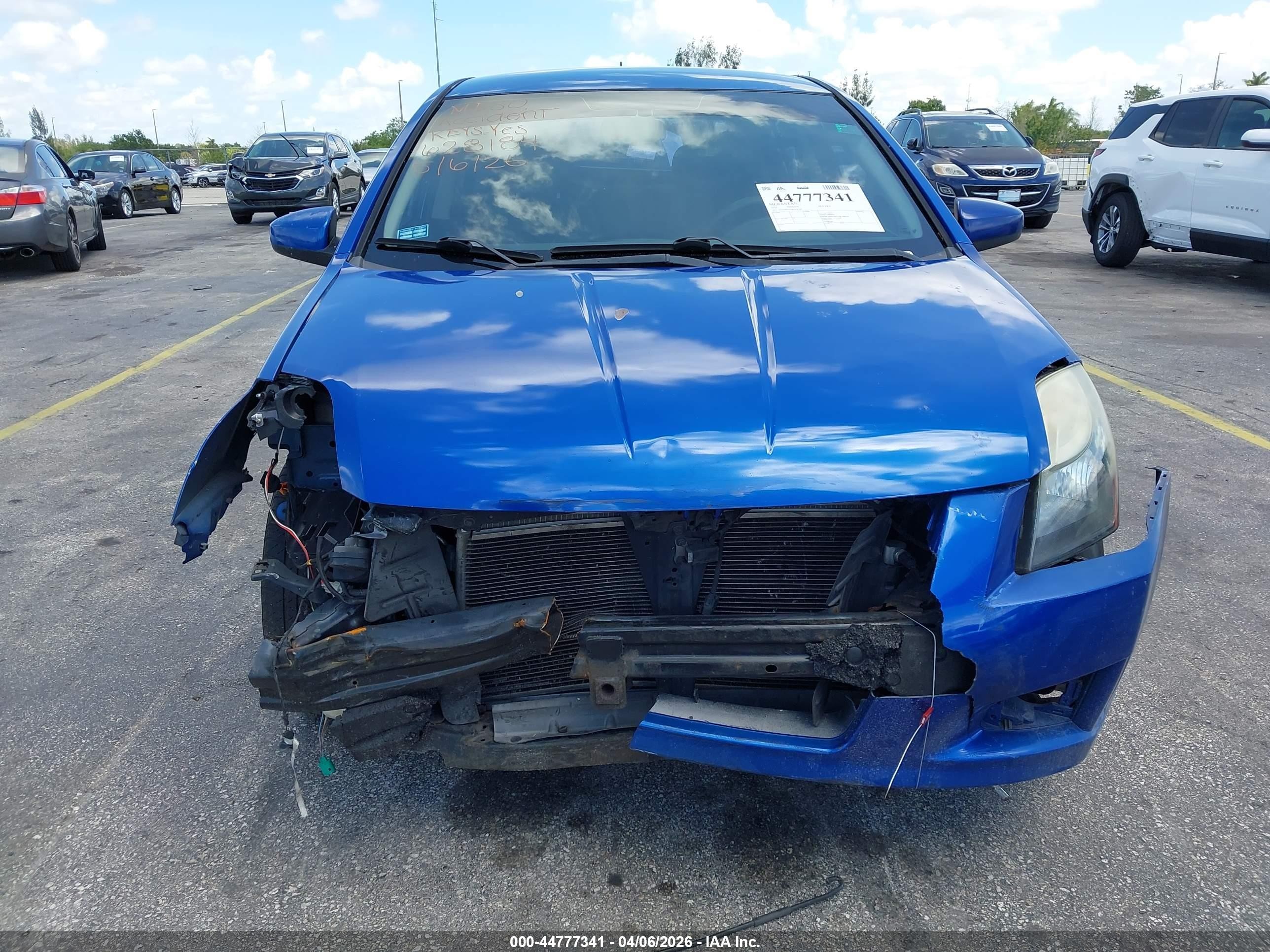 2011 Nissan Sentra 2.0sr Синий vin: 3N1AB6APXBL628184