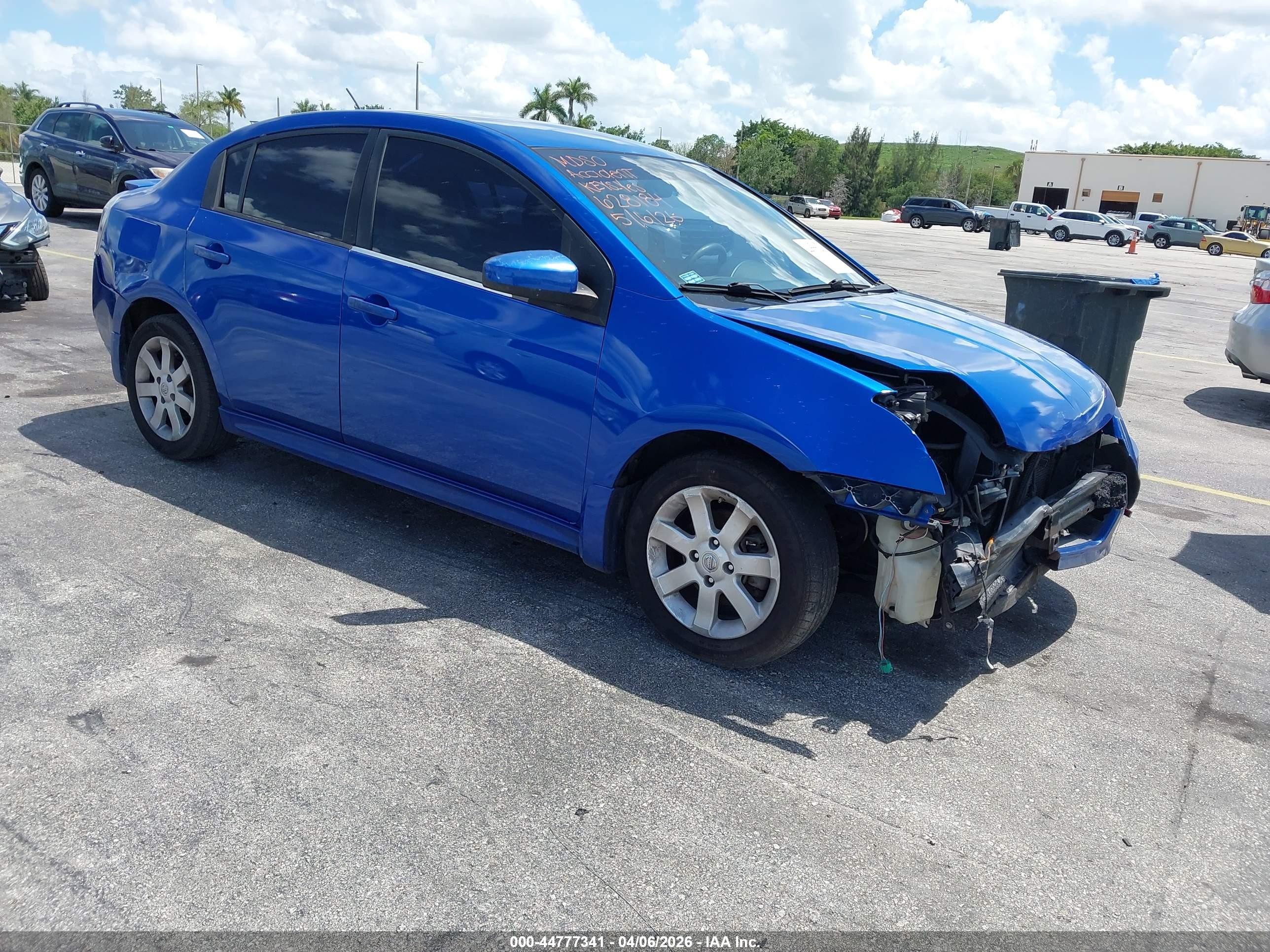 2011 Nissan Sentra 2.0sr Синий vin: 3N1AB6APXBL628184