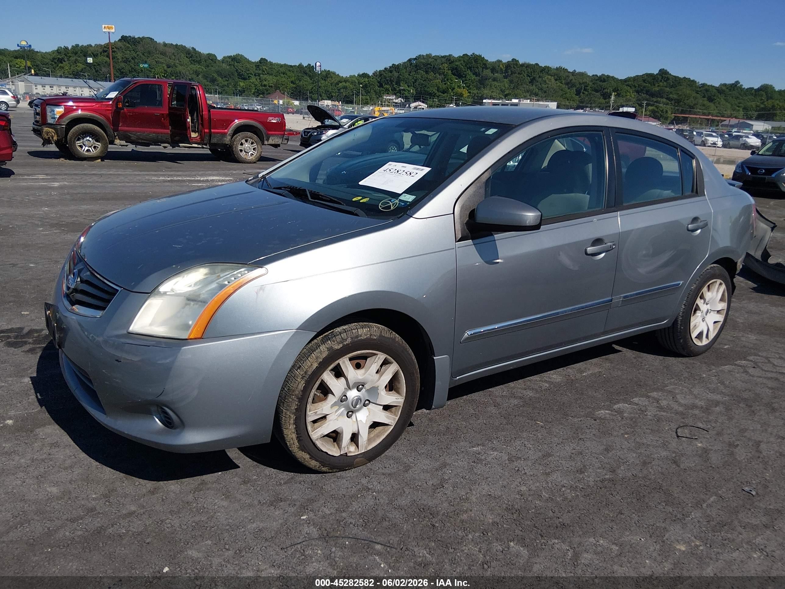 2011 Nissan Sentra 2.0s Silver vin: 3N1AB6APXBL633286