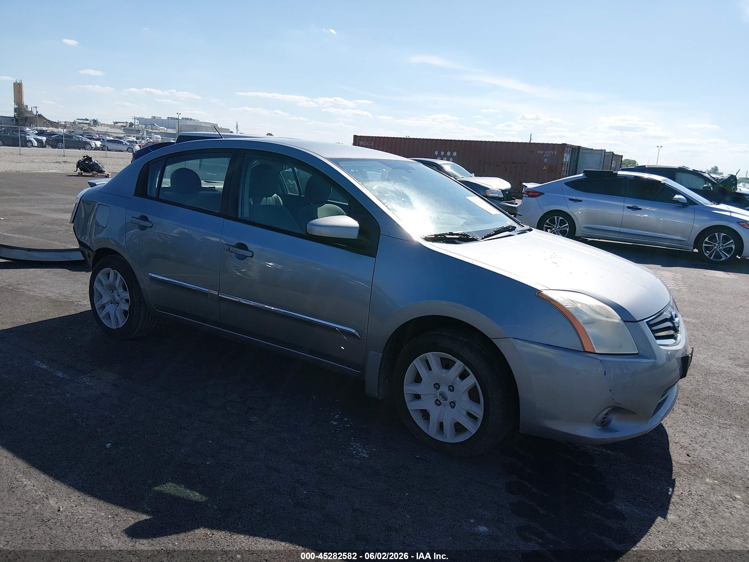 2011 Nissan Sentra 2.0s Silver vin: 3N1AB6APXBL633286