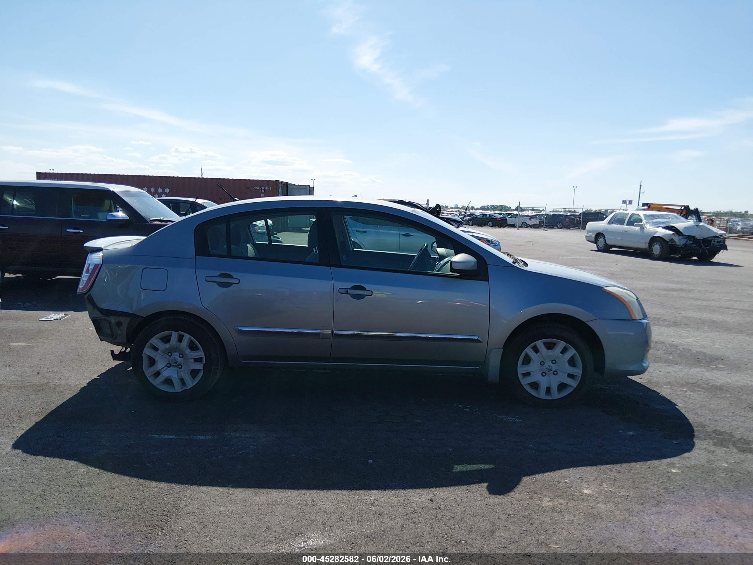 2011 Nissan Sentra 2.0s Silver vin: 3N1AB6APXBL633286