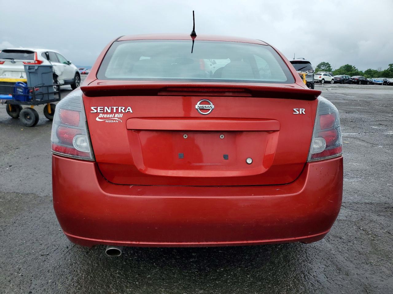 2011 Nissan Sentra 2.0/2.0s/sr/2.0sl Red vin: 3N1AB6APXBL652453