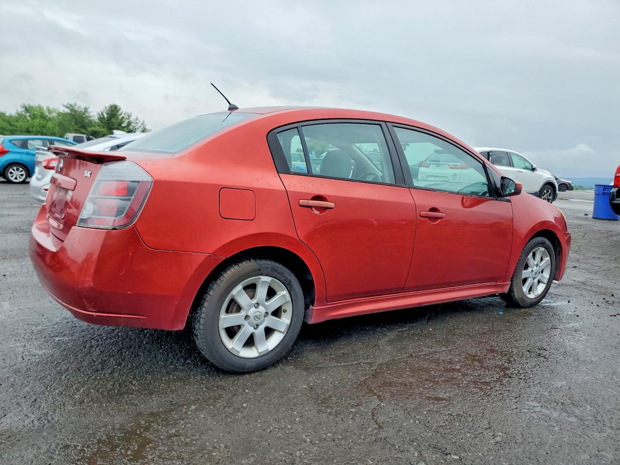2011 Nissan Sentra 2.0/2.0s/sr/2.0sl Red vin: 3N1AB6APXBL652453