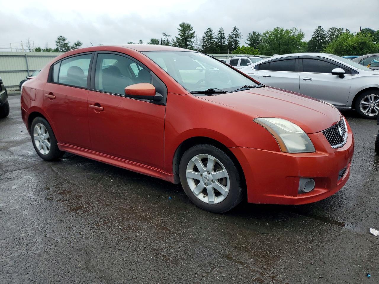 2011 Nissan Sentra 2.0/2.0s/sr/2.0sl Red vin: 3N1AB6APXBL652453