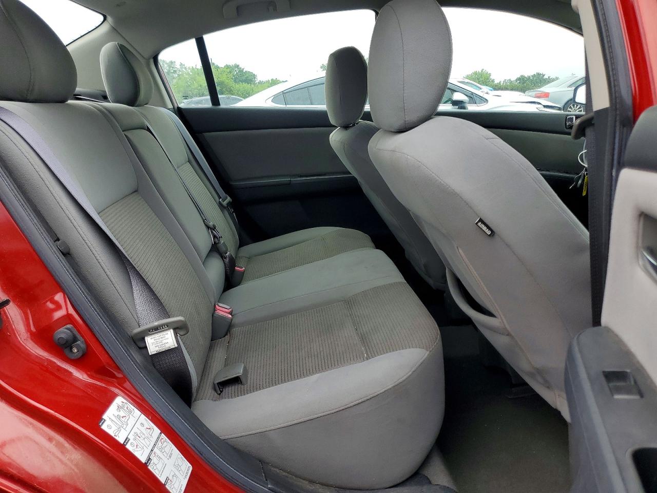 2011 Nissan Sentra 2.0/2.0s/sr/2.0sl Red vin: 3N1AB6APXBL652453
