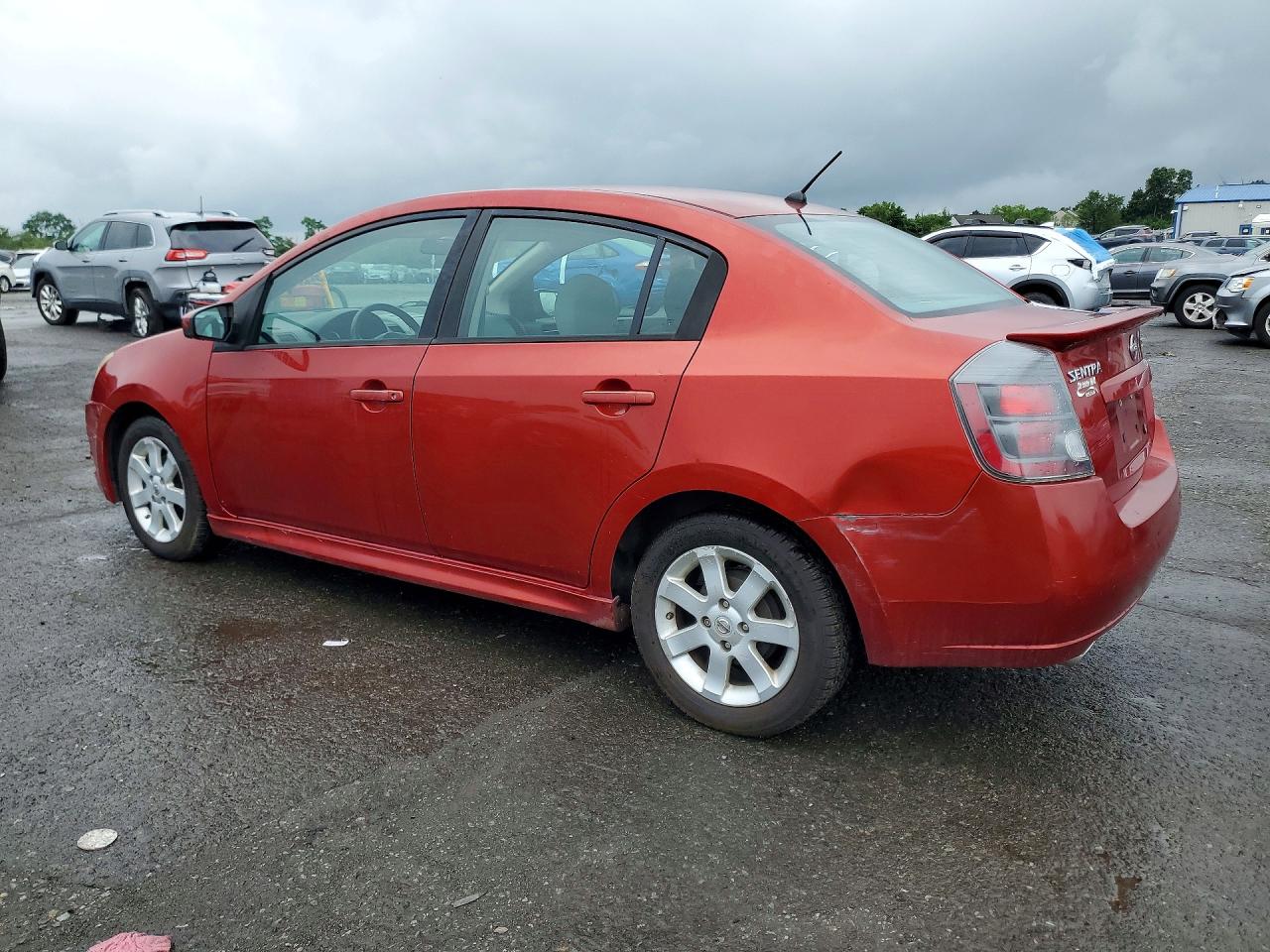 2011 Nissan Sentra 2.0/2.0s/sr/2.0sl Red vin: 3N1AB6APXBL652453
