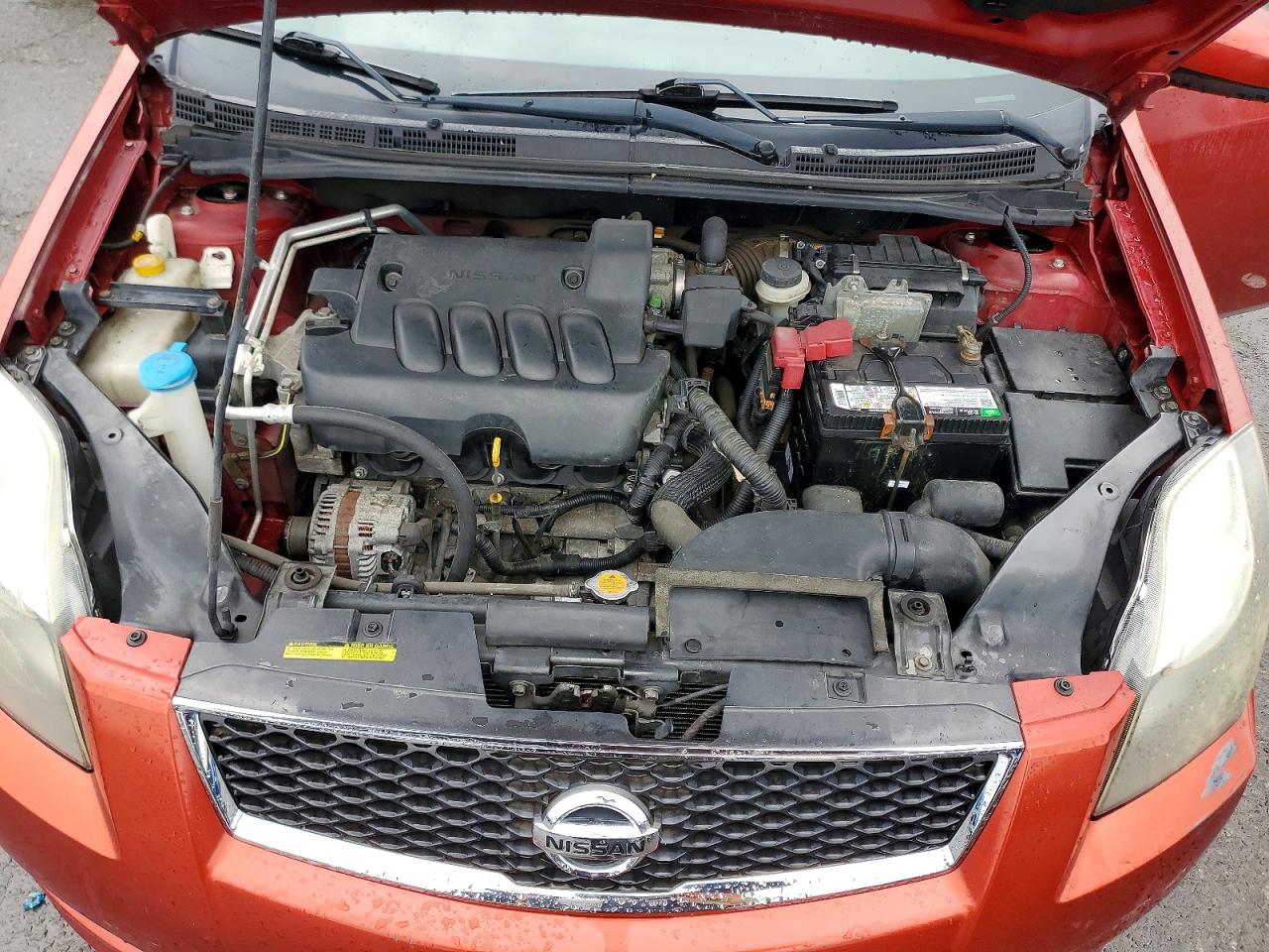 2011 Nissan Sentra 2.0/2.0s/sr/2.0sl Red vin: 3N1AB6APXBL652453