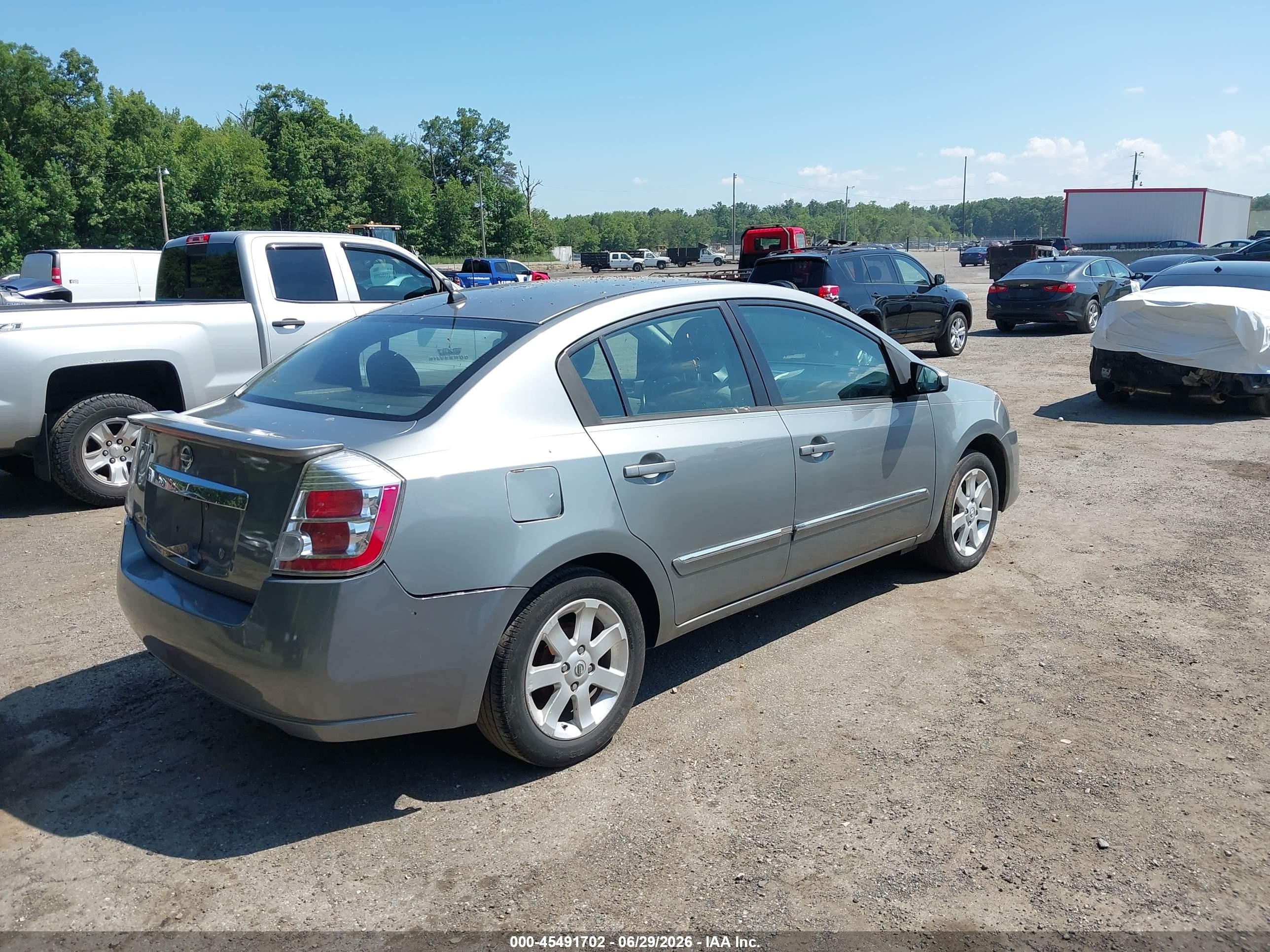 2011 Nissan Sentra 2.0s Серый vin: 3N1AB6APXBL667793