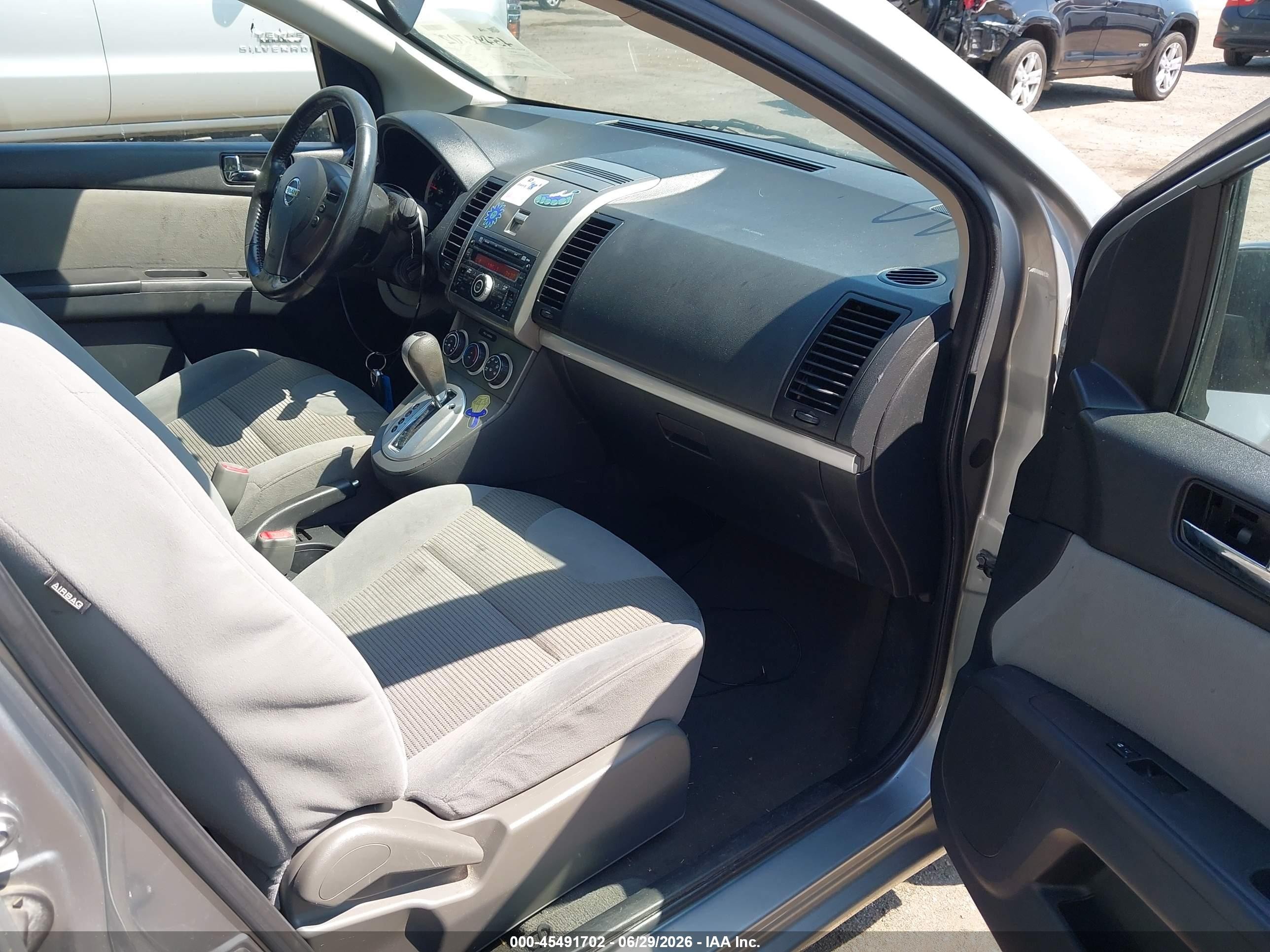 2011 Nissan Sentra 2.0s Серый vin: 3N1AB6APXBL667793
