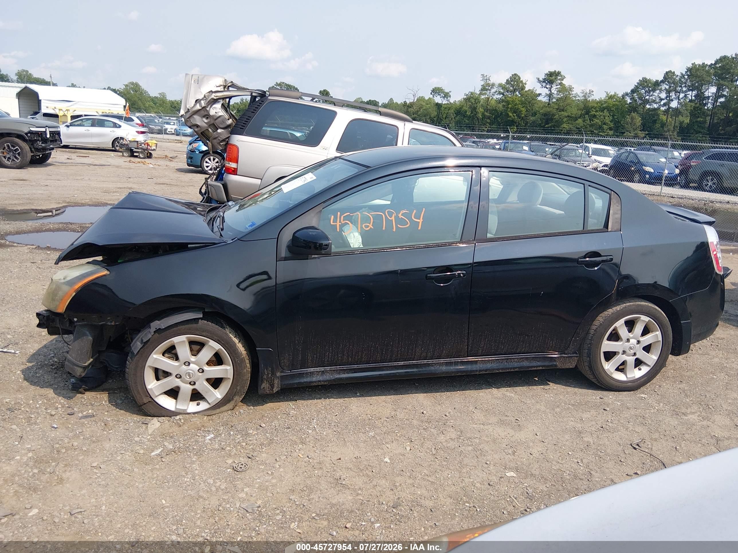 2011 Nissan Sentra 2.0sr Black vin: 3N1AB6APXBL669821