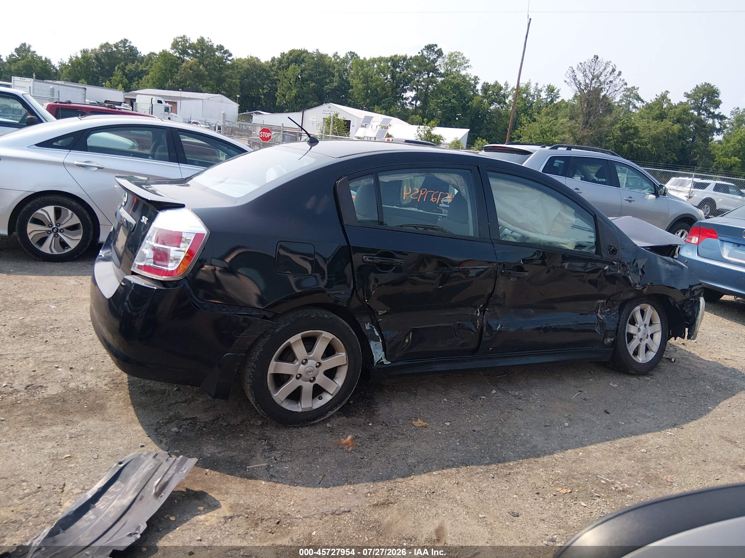 2011 Nissan Sentra 2.0sr Black vin: 3N1AB6APXBL669821