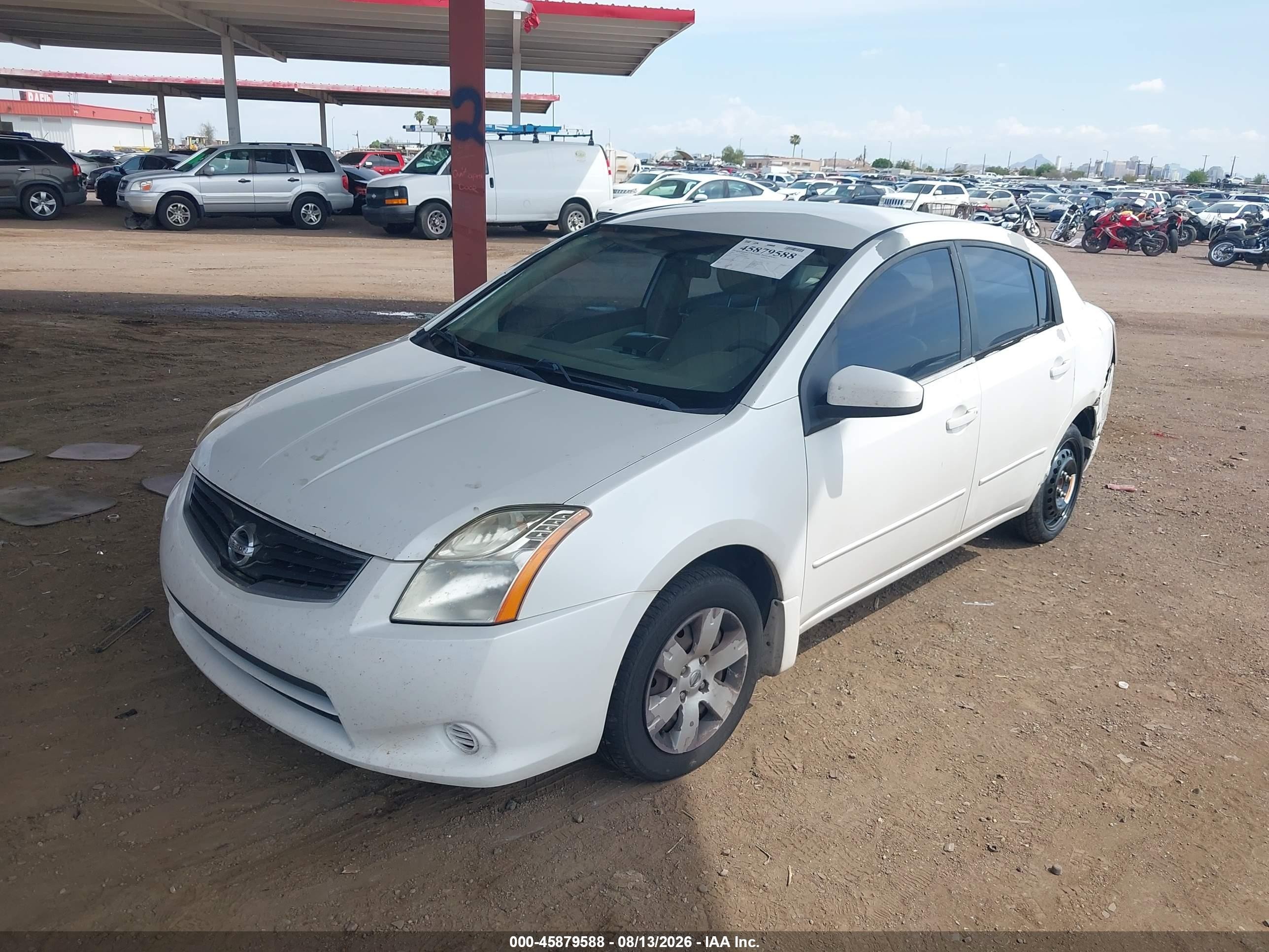 2011 Nissan Sentra 2.0 Белый vin: 3N1AB6APXBL679913