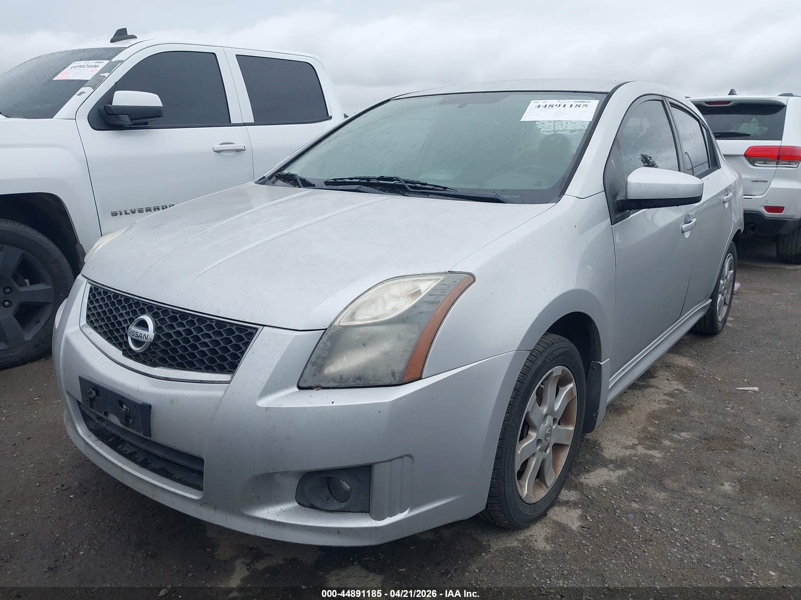 2011 Nissan Sentra 2.0sr Silver vin: 3N1AB6APXBL685243
