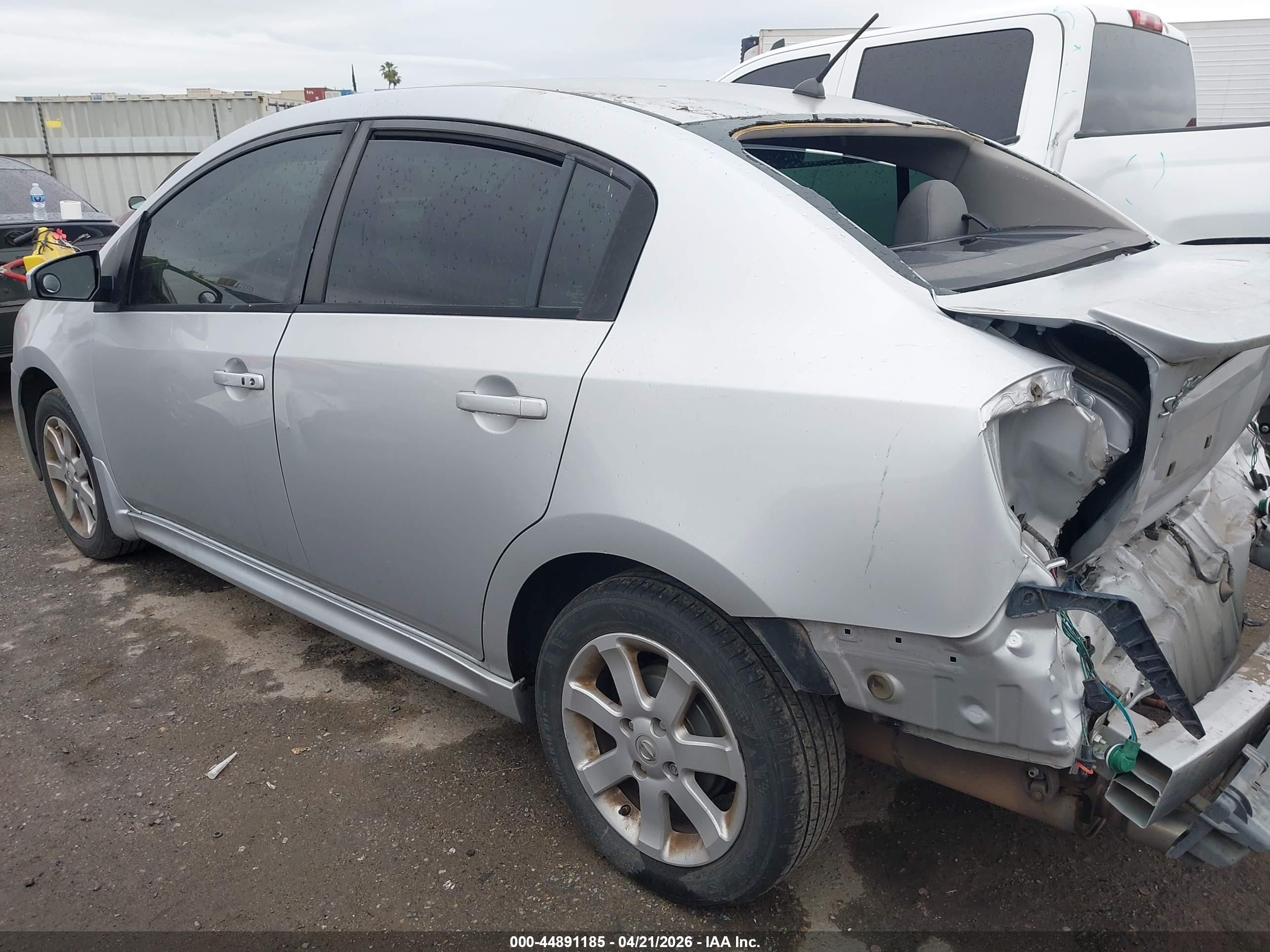 2011 Nissan Sentra 2.0sr Silver vin: 3N1AB6APXBL685243