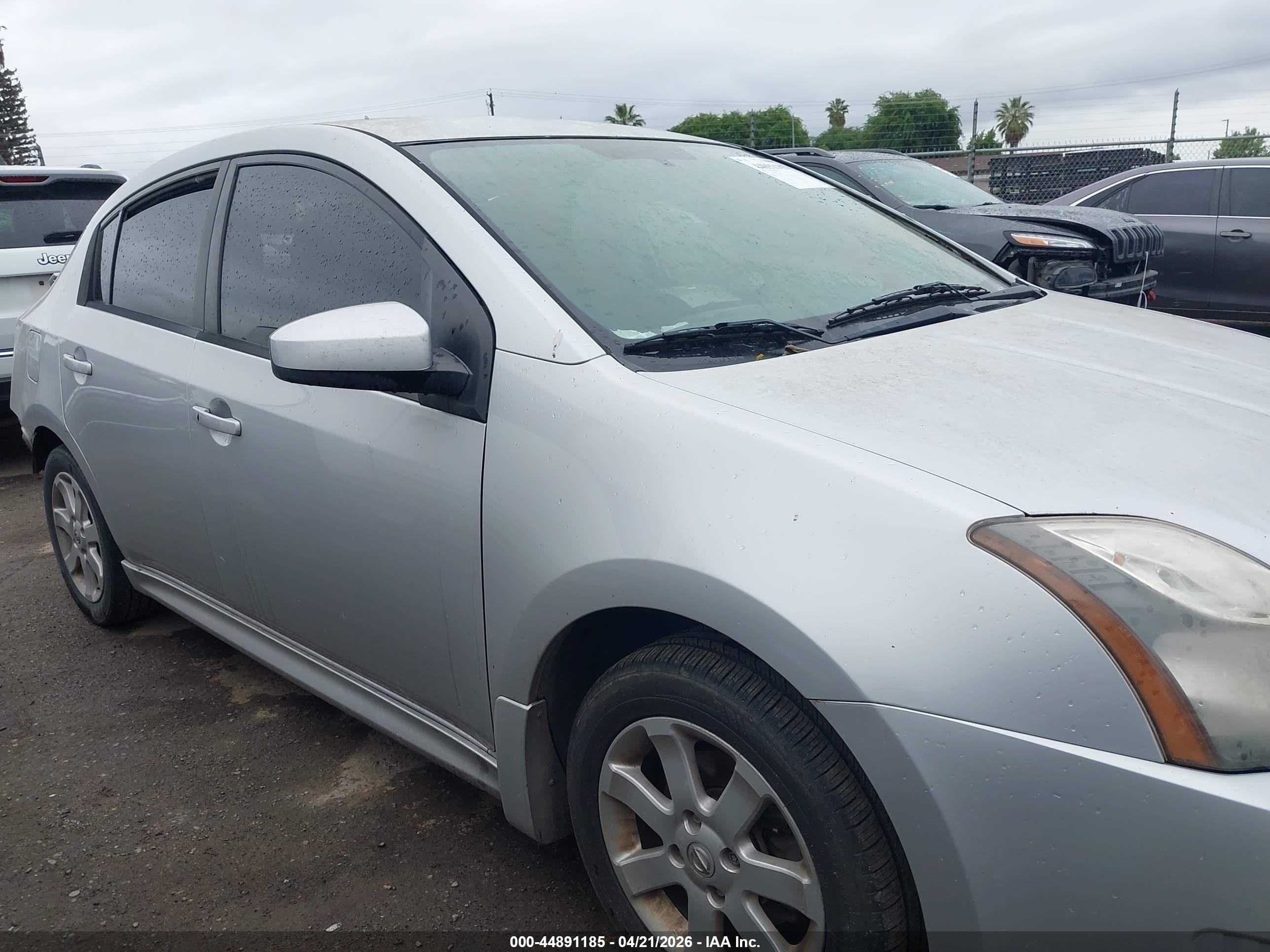 2011 Nissan Sentra 2.0sr Silver vin: 3N1AB6APXBL685243