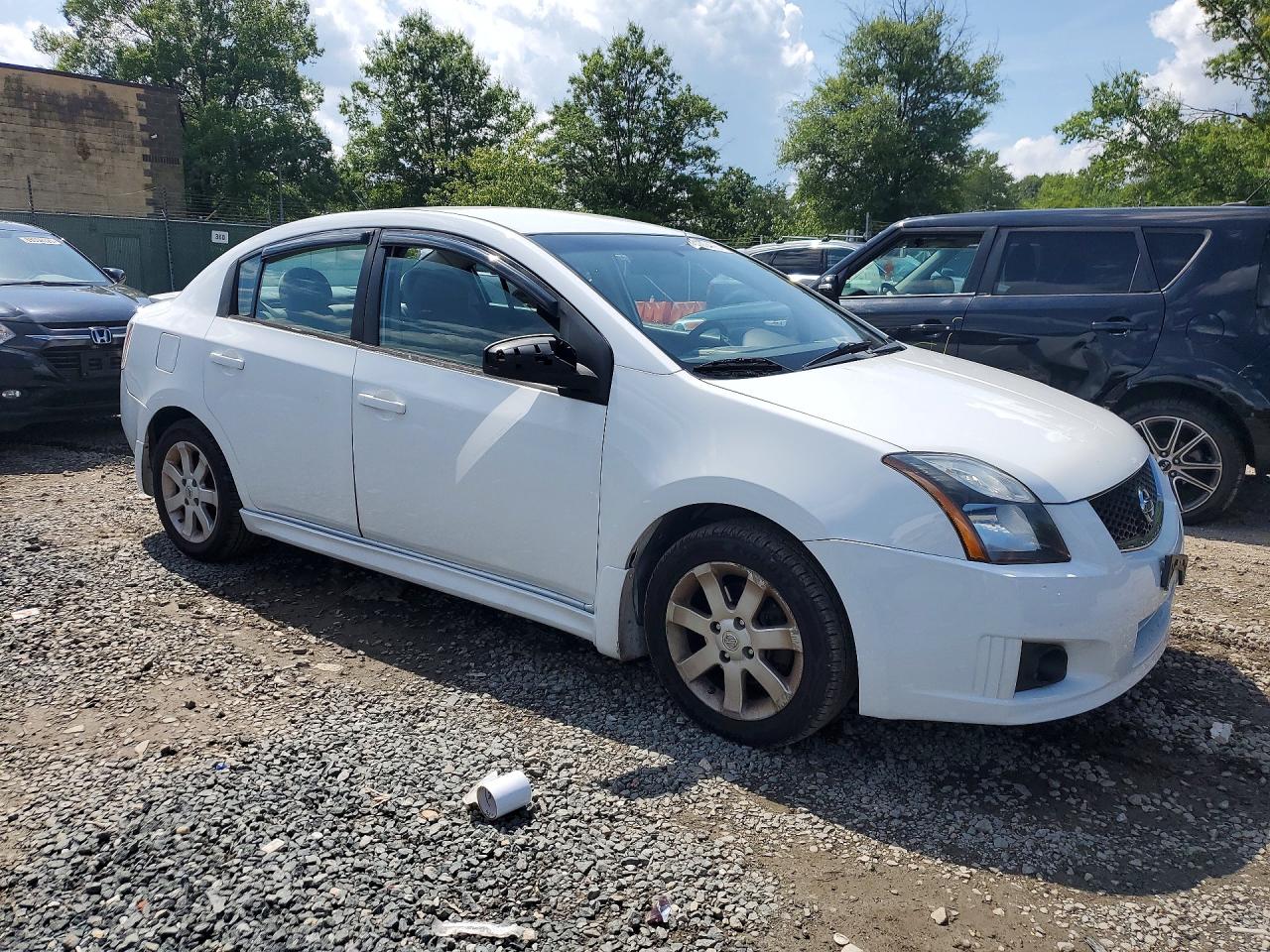 2011 Nissan Sentra 2.0 White vin: 3N1AB6APXBL687932