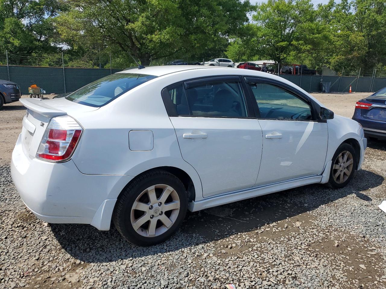 2011 Nissan Sentra 2.0 White vin: 3N1AB6APXBL687932