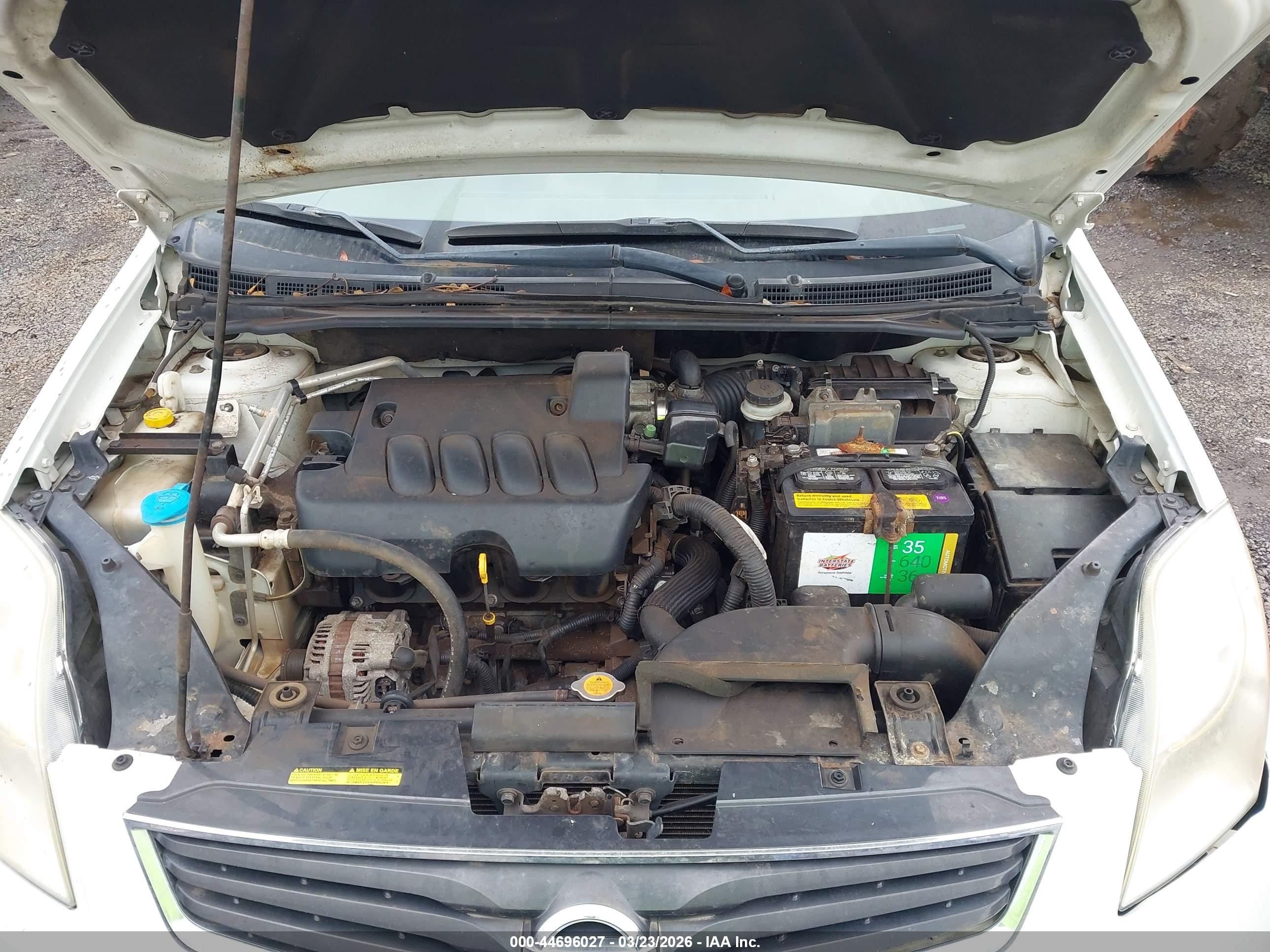 2011 Nissan Sentra 2.0 Белый vin: 3N1AB6APXBL695724