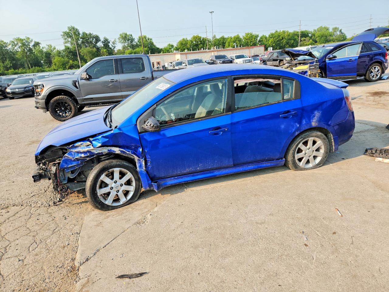 2011 Nissan Sentra 2.0 Blue vin: 3N1AB6APXBL706298