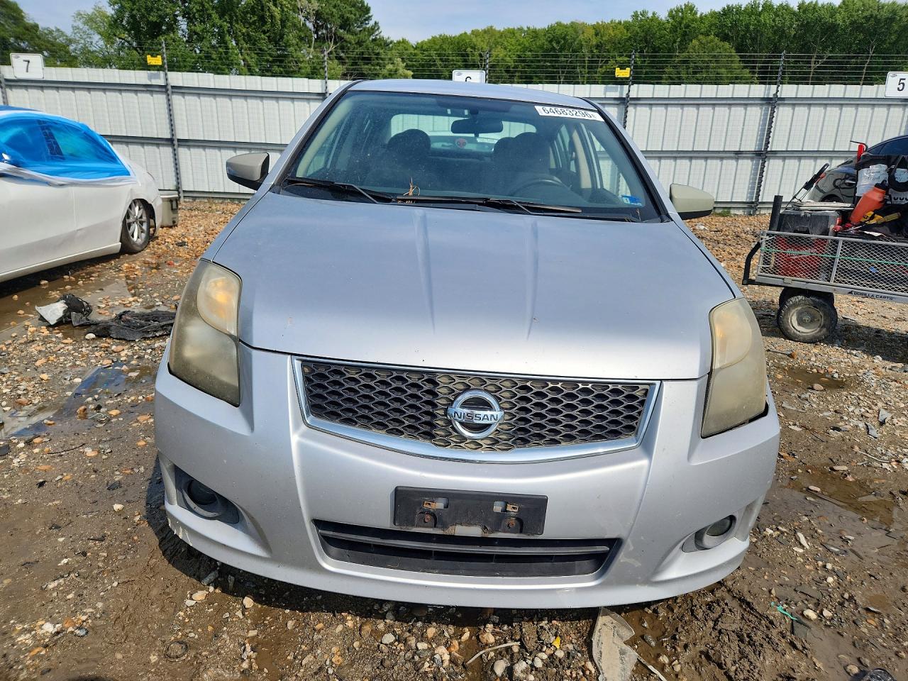 2011 Nissan Sentra 2.0 Silver vin: 3N1AB6APXBL732299