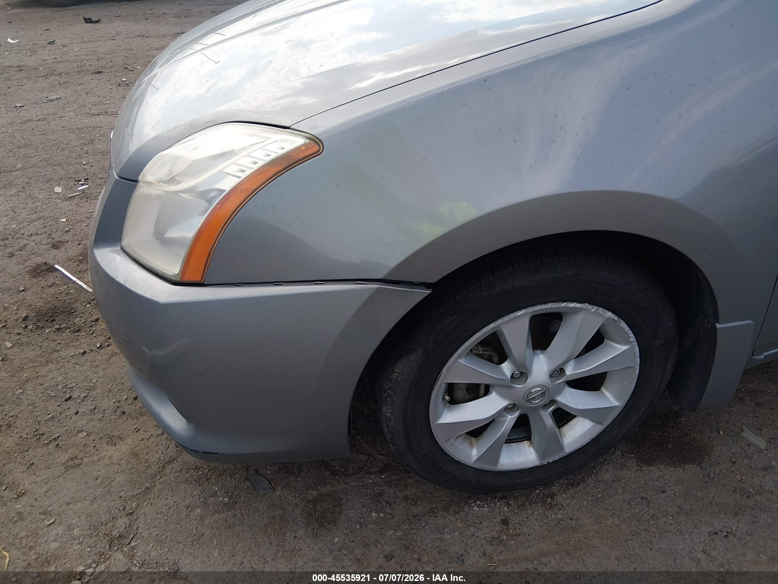 2012 Nissan Sentra 2.0 Sl Серебряный vin: 3N1AB6APXCL610799