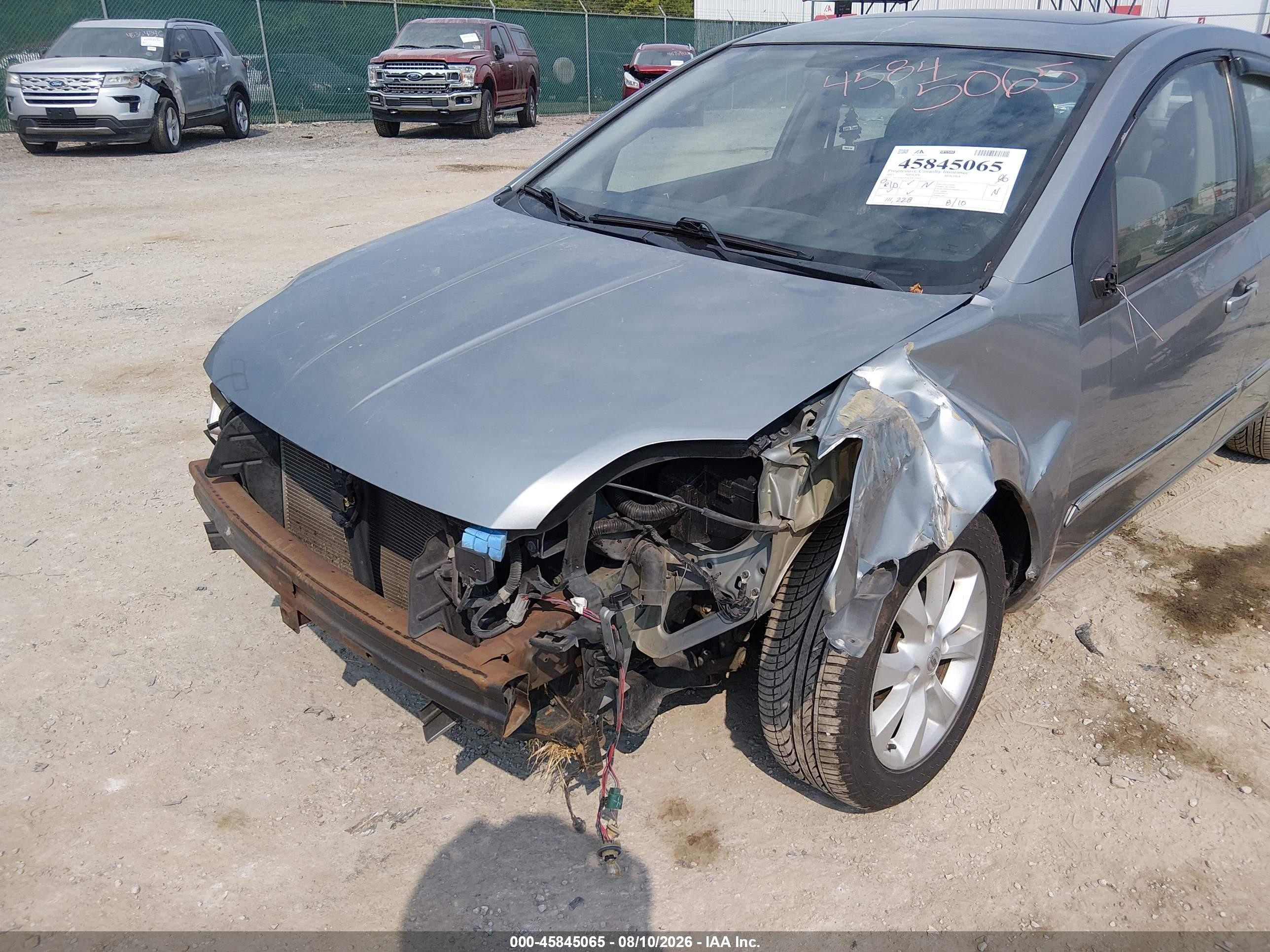 2012 Nissan Sentra 2.0 Sl Silver vin: 3N1AB6APXCL611645