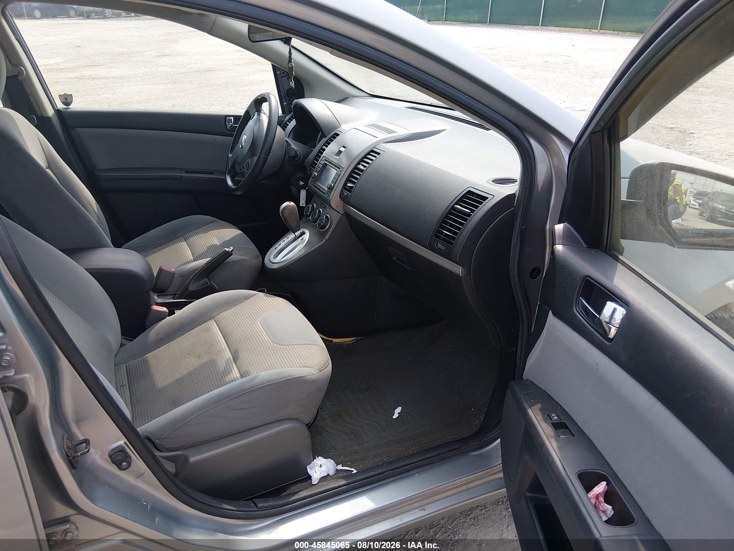 2012 Nissan Sentra 2.0 Sl Silver vin: 3N1AB6APXCL611645