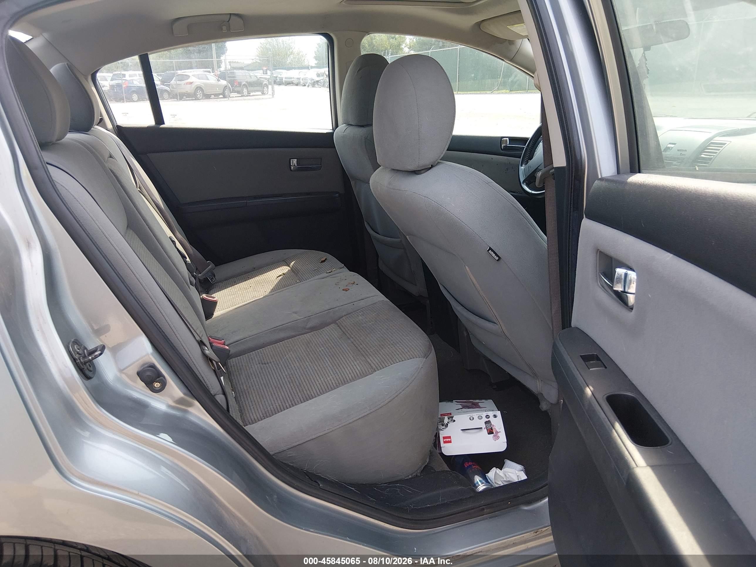 2012 Nissan Sentra 2.0 Sl Silver vin: 3N1AB6APXCL611645