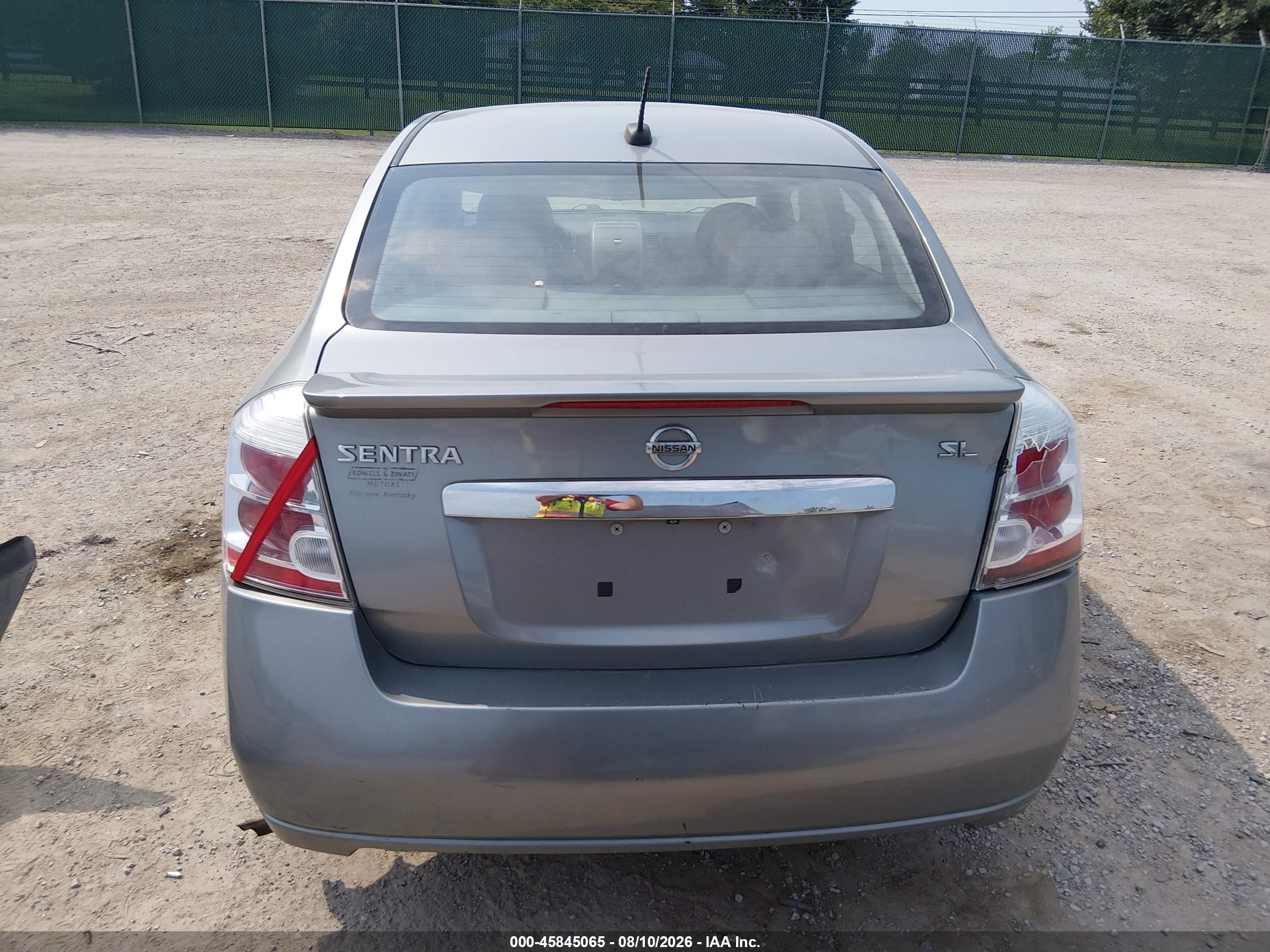 2012 Nissan Sentra 2.0 Sl Silver vin: 3N1AB6APXCL611645