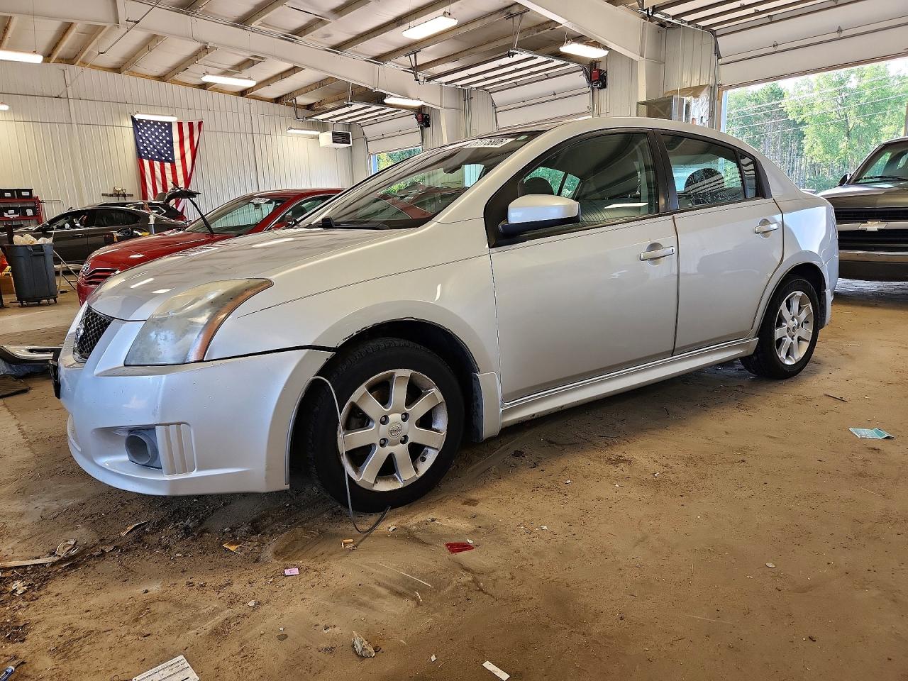 2012 Nissan Sentra 2.0 Silver vin: 3N1AB6APXCL615629