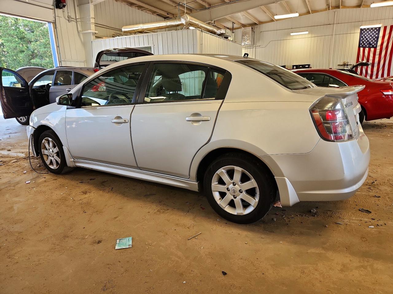 2012 Nissan Sentra 2.0 Silver vin: 3N1AB6APXCL615629