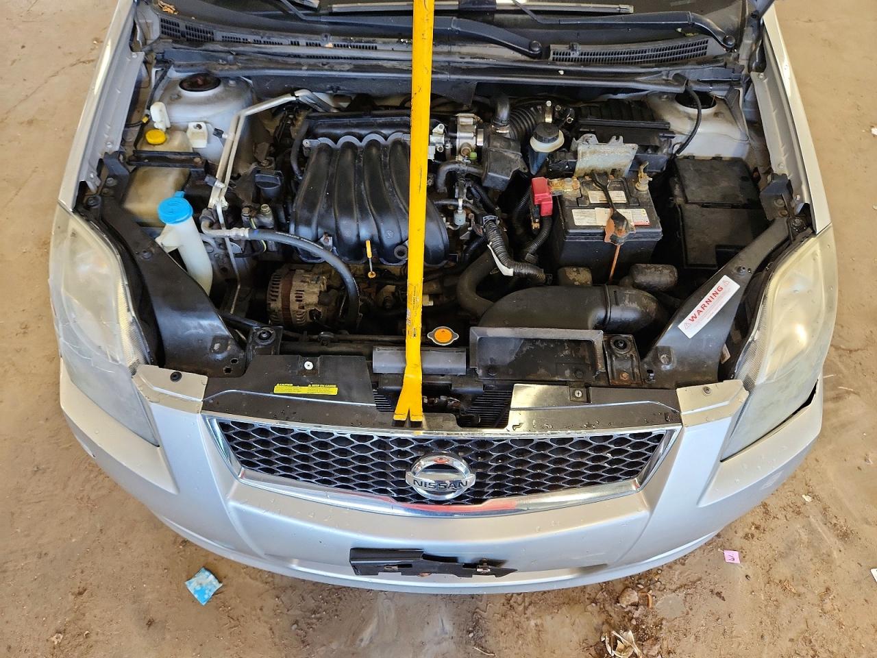 2012 Nissan Sentra 2.0 Silver vin: 3N1AB6APXCL615629