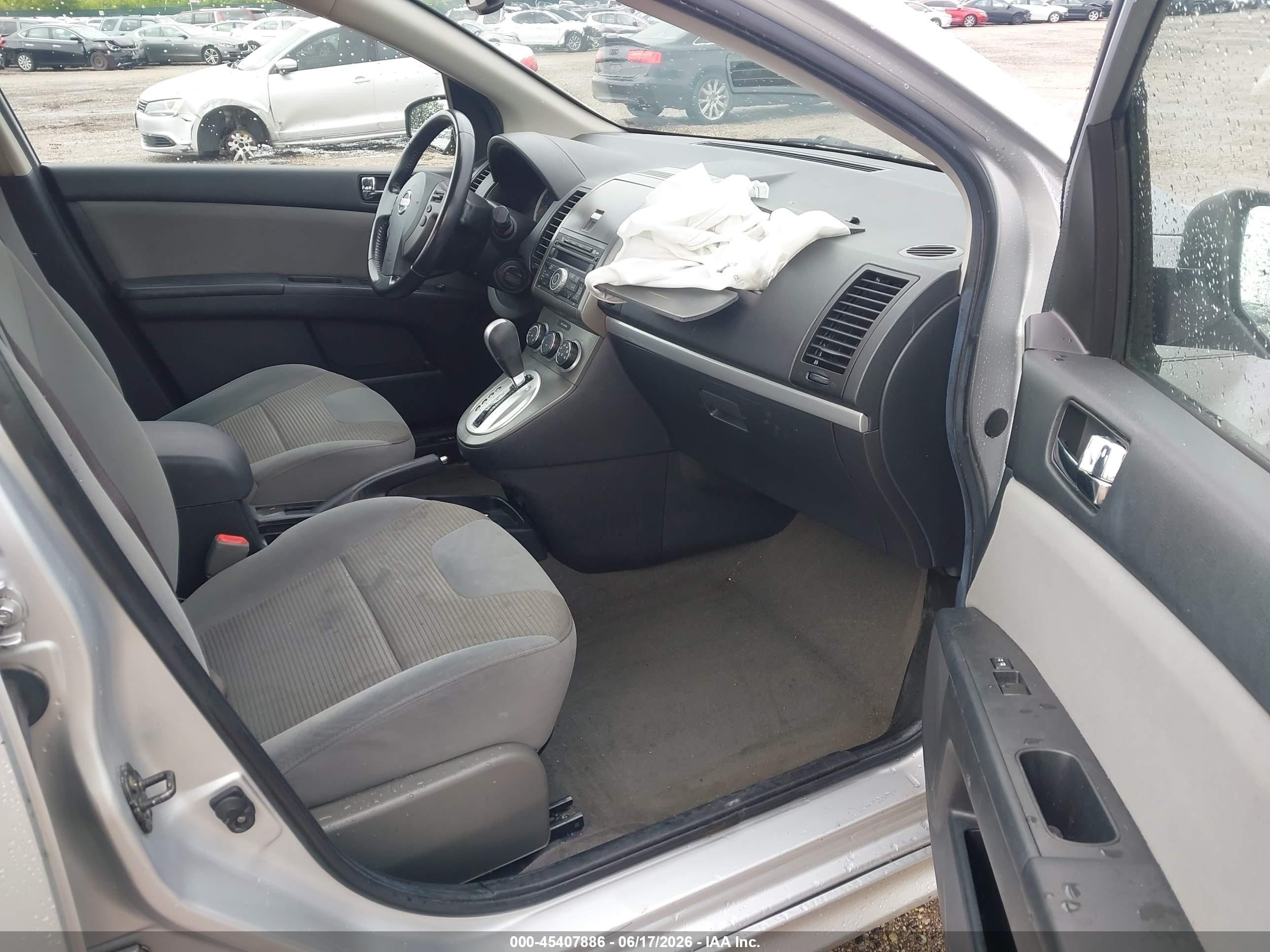 2012 Nissan Sentra 2.0 Sr Silver vin: 3N1AB6APXCL623794