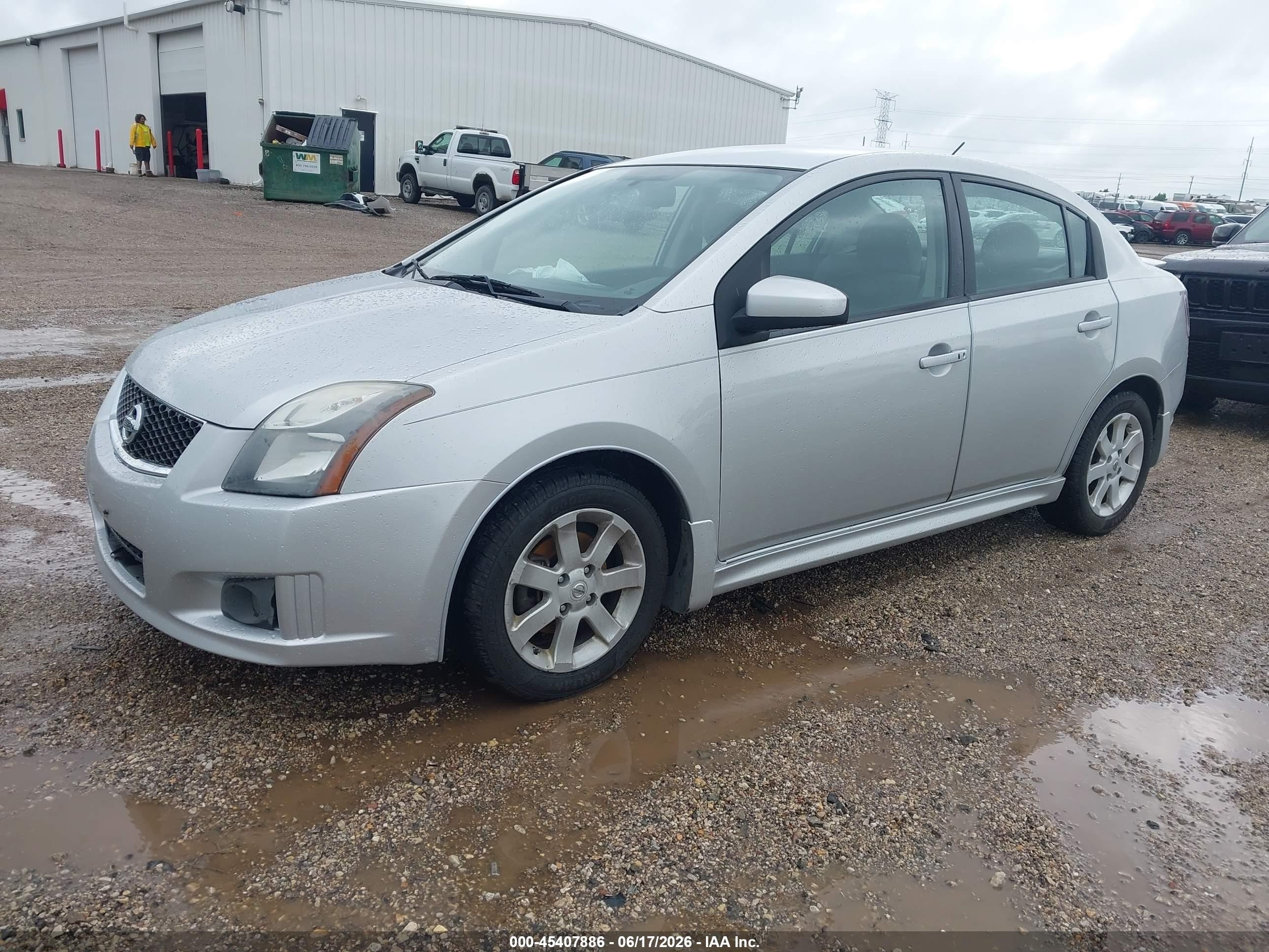2012 Nissan Sentra 2.0 Sr Silver vin: 3N1AB6APXCL623794