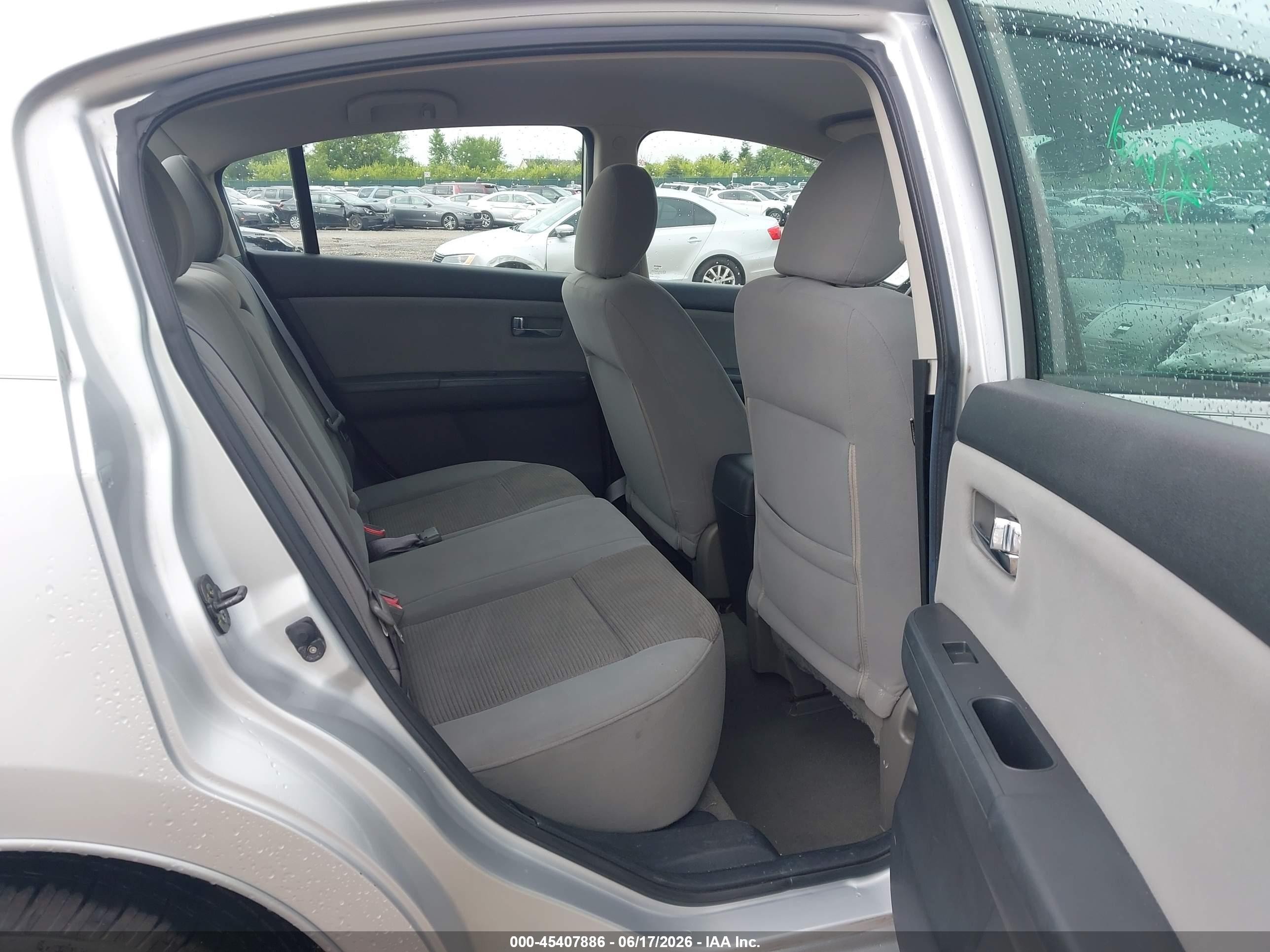 2012 Nissan Sentra 2.0 Sr Silver vin: 3N1AB6APXCL623794