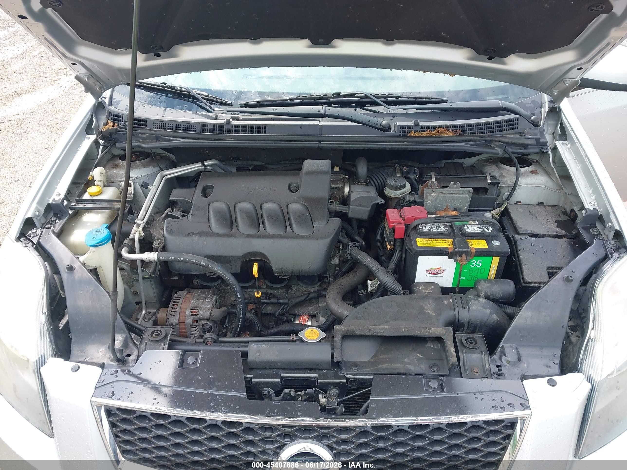 2012 Nissan Sentra 2.0 Sr Silver vin: 3N1AB6APXCL623794