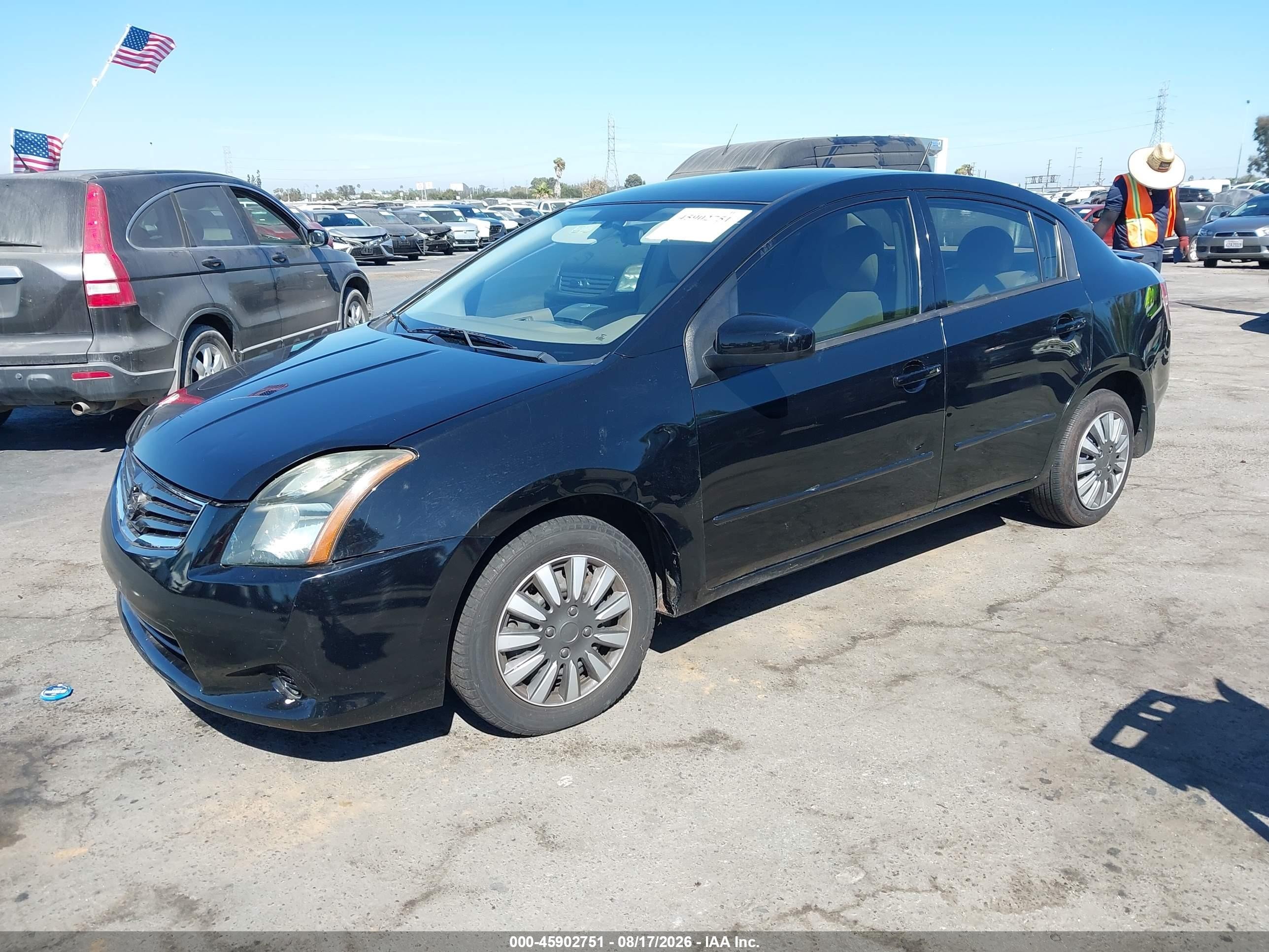 2012 Nissan Sentra 2.0 Black vin: 3N1AB6APXCL626470