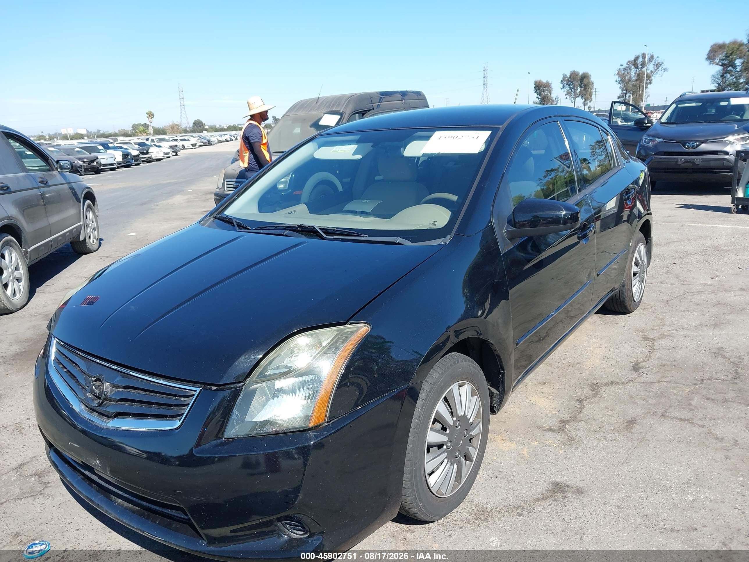 2012 Nissan Sentra 2.0 Black vin: 3N1AB6APXCL626470