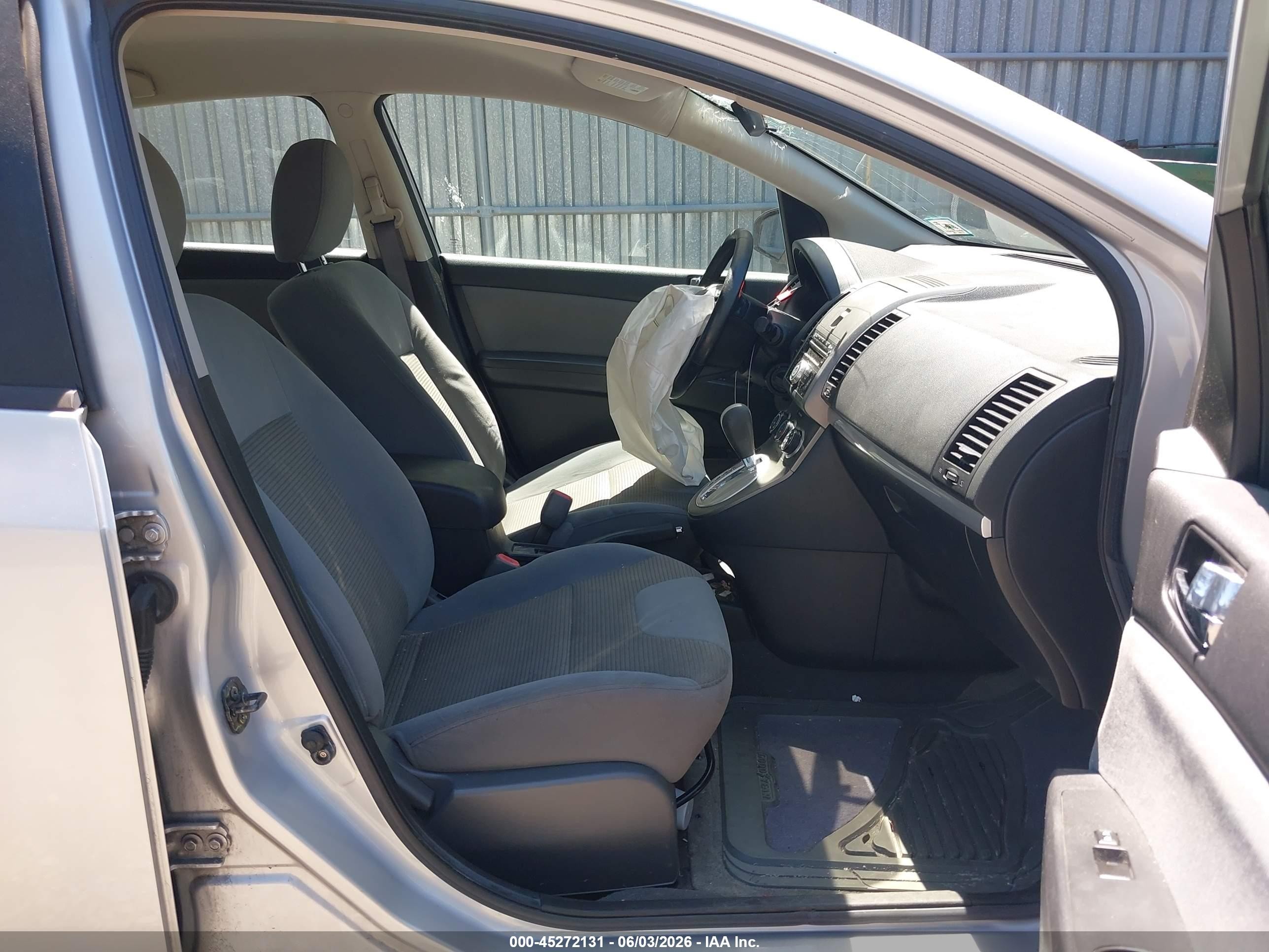 2012 Nissan Sentra 2.0 Sr Silver vin: 3N1AB6APXCL640823