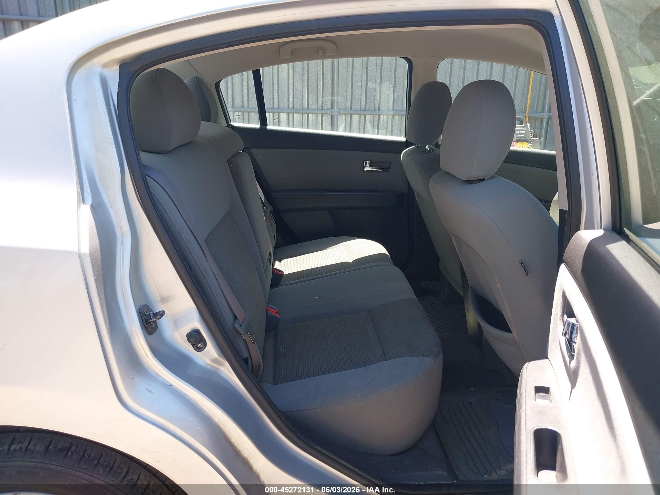 2012 Nissan Sentra 2.0 Sr Silver vin: 3N1AB6APXCL640823