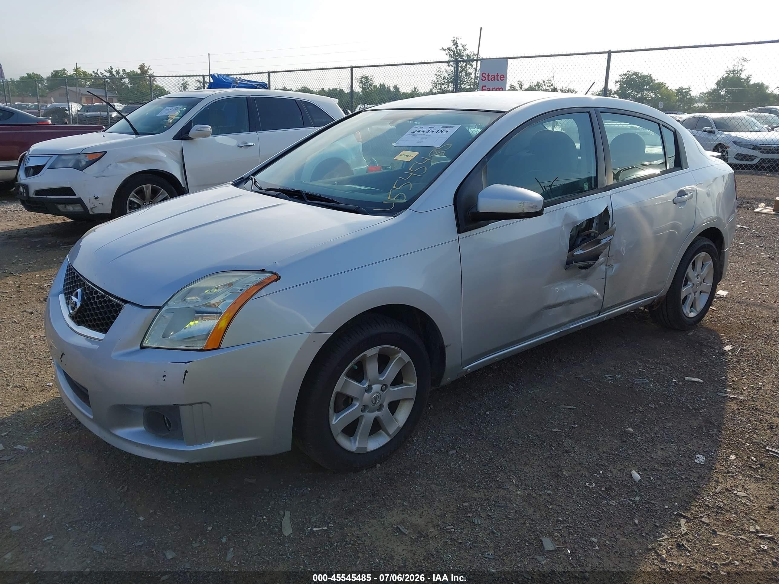 2012 Nissan Sentra 2.0 Sr Silver vin: 3N1AB6APXCL670419