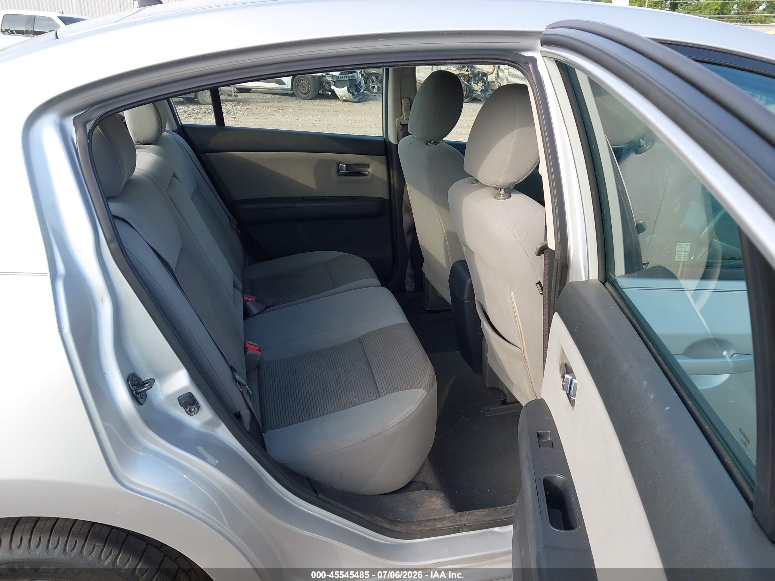 2012 Nissan Sentra 2.0 Sr Silver vin: 3N1AB6APXCL670419