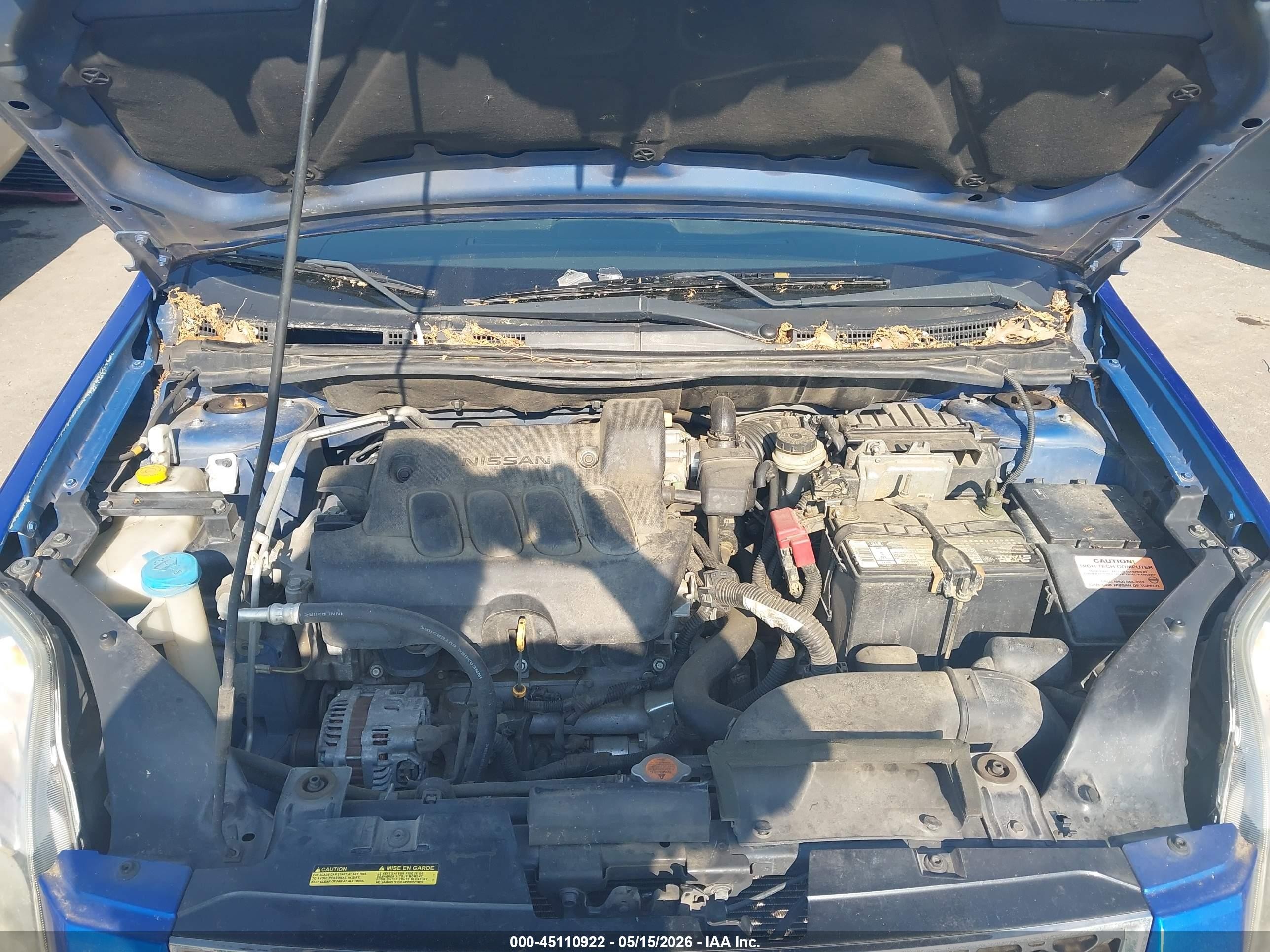 2012 Nissan Sentra 2.0 Sr Blue vin: 3N1AB6APXCL691206