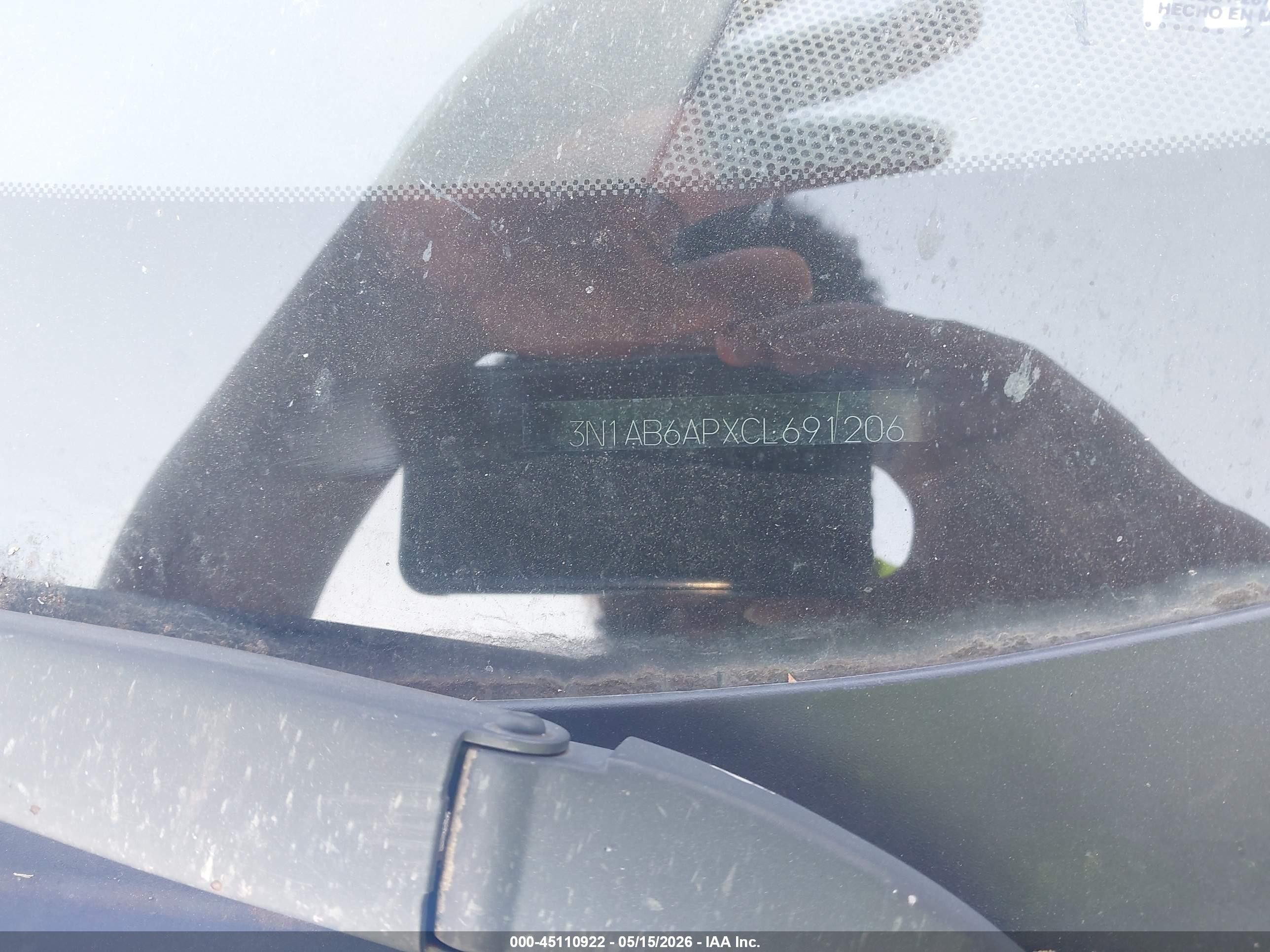 2012 Nissan Sentra 2.0 Sr Blue vin: 3N1AB6APXCL691206