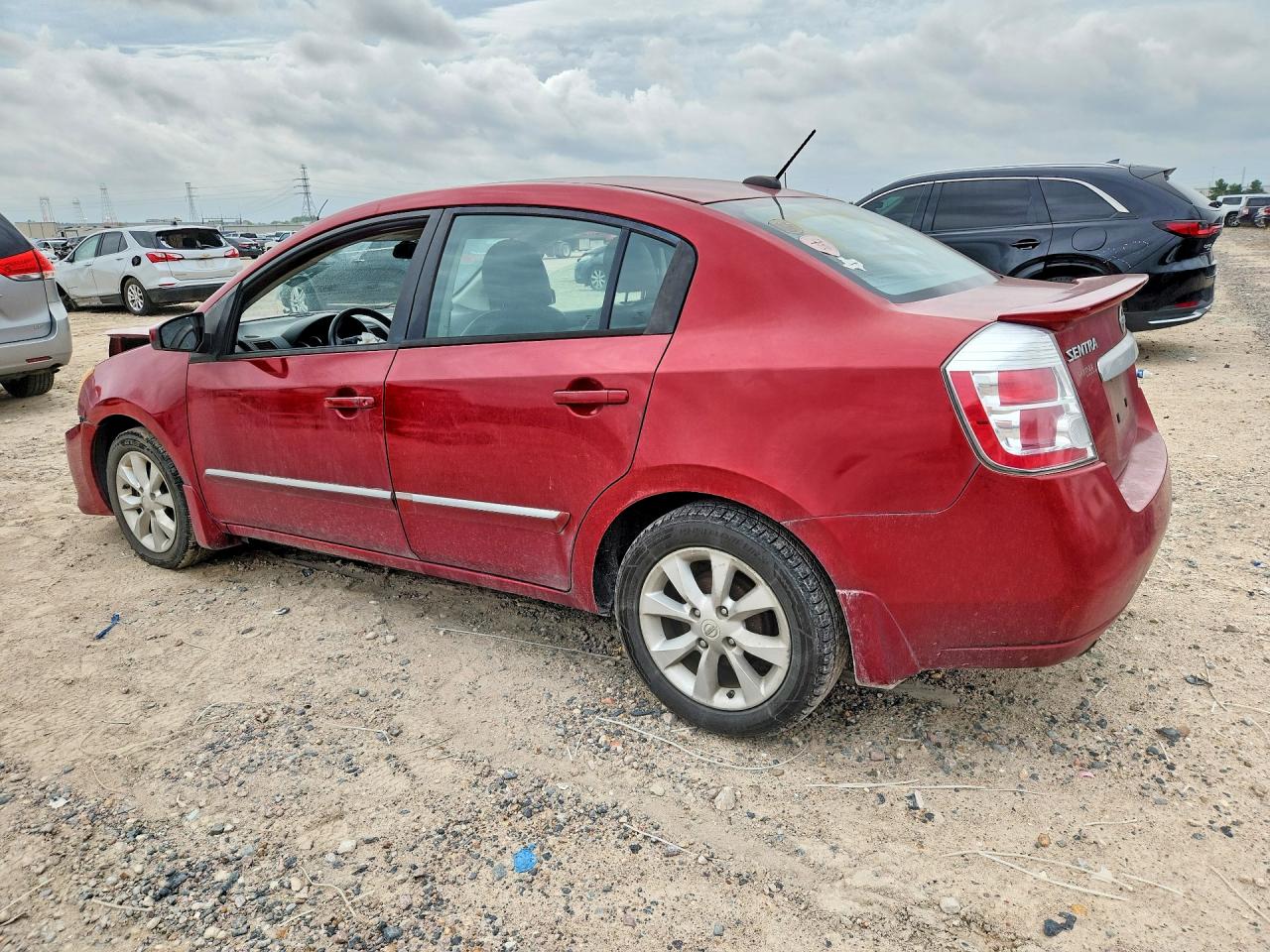 2012 Nissan Sentra 2.0 Red vin: 3N1AB6APXCL700485