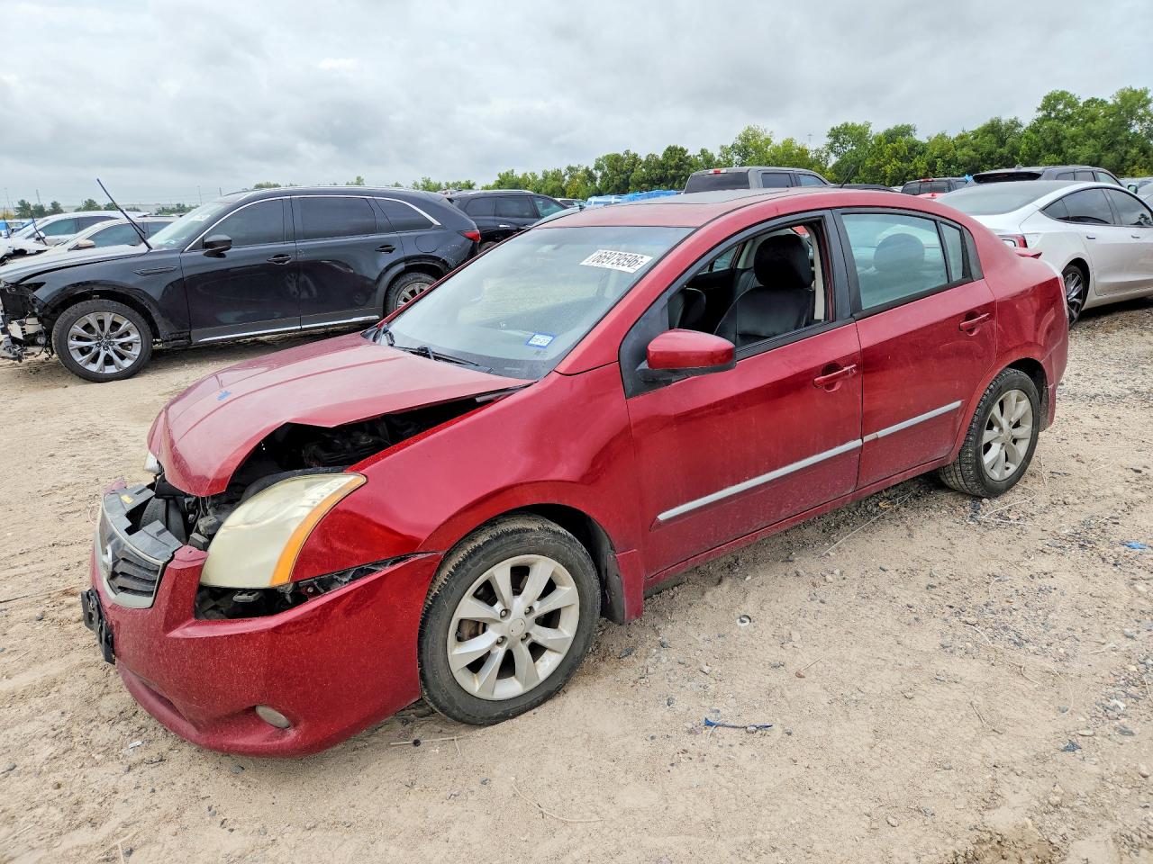 2012 Nissan Sentra 2.0 Red vin: 3N1AB6APXCL700485