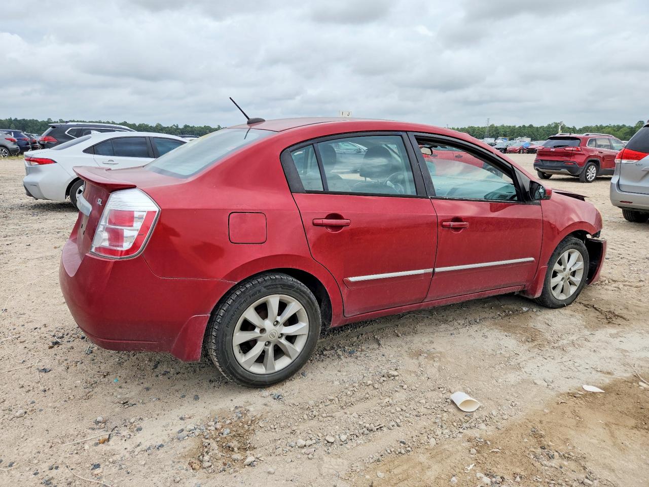 2012 Nissan Sentra 2.0 Red vin: 3N1AB6APXCL700485
